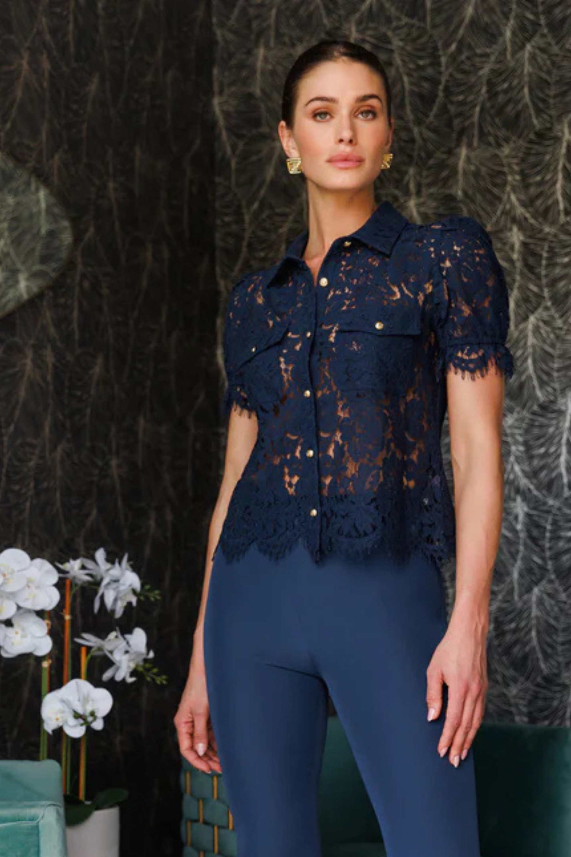 Generation Love Mikaelle Lace Shirt