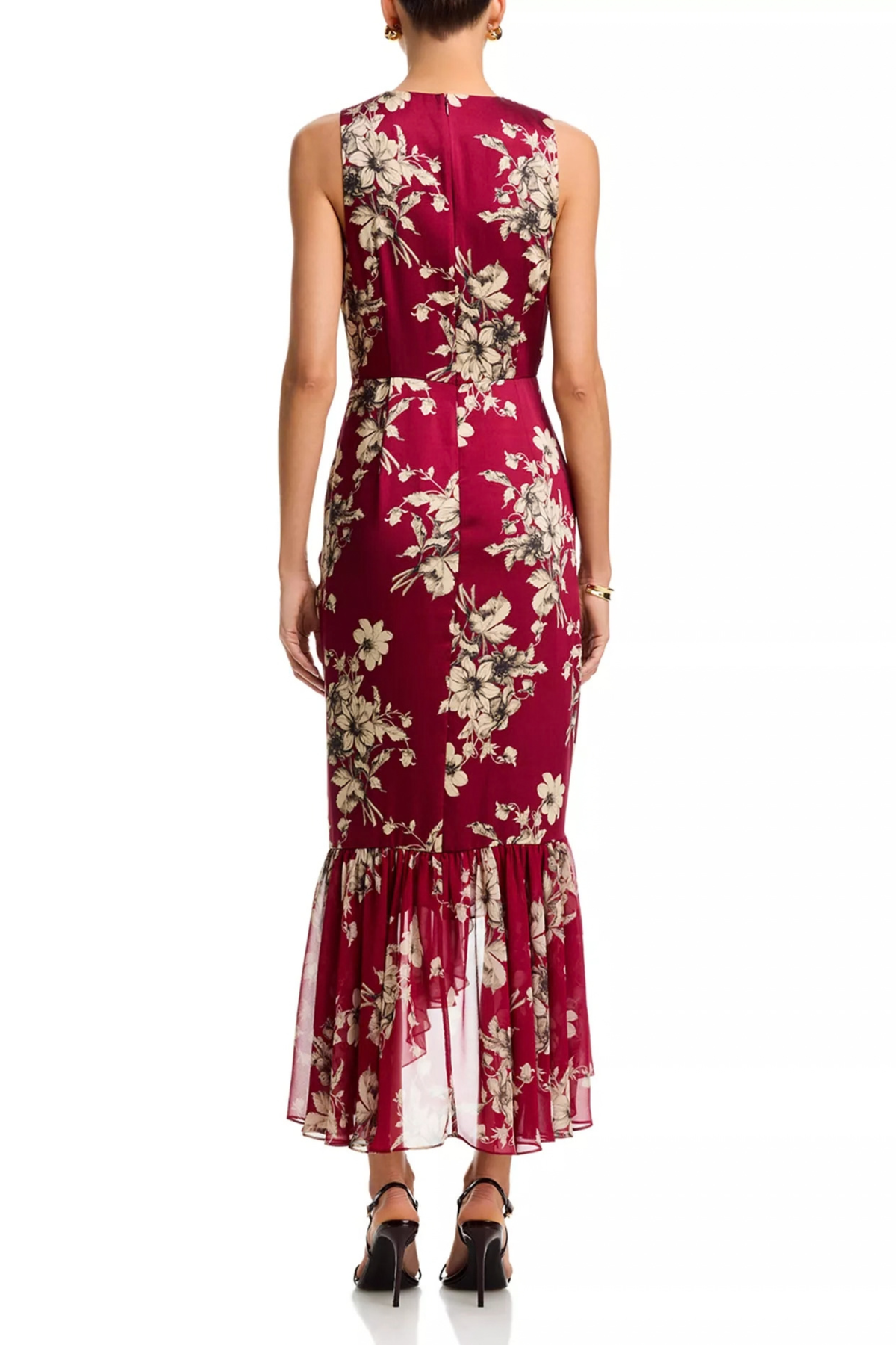 Cinq a Sept Handsketched Floral Cyrus Dress