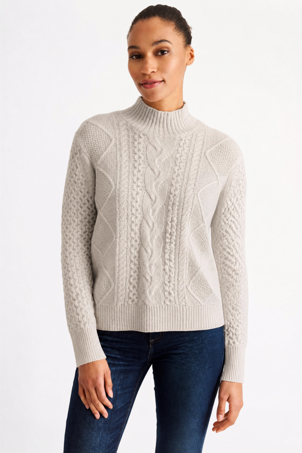 Kinross Mixed Cable Mock