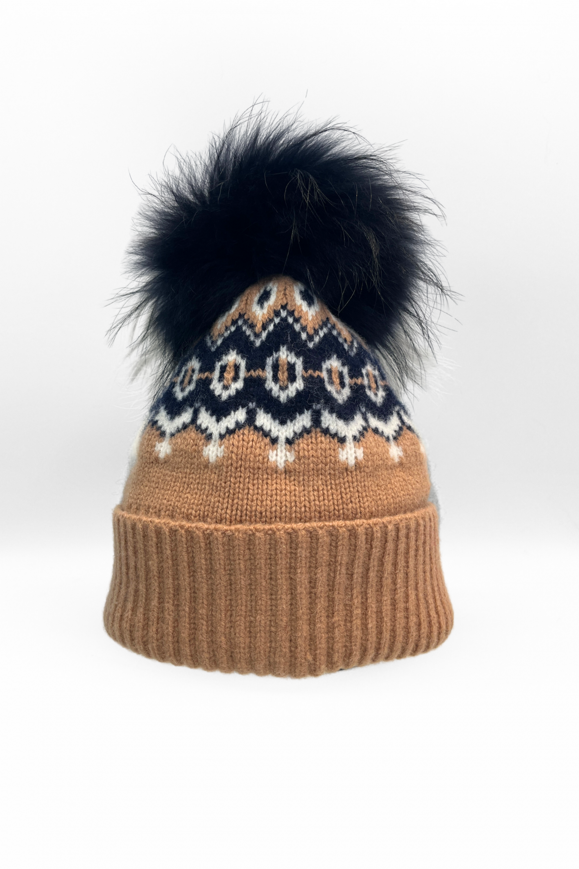 Linda Richards Nordic Knit PomPom Hat