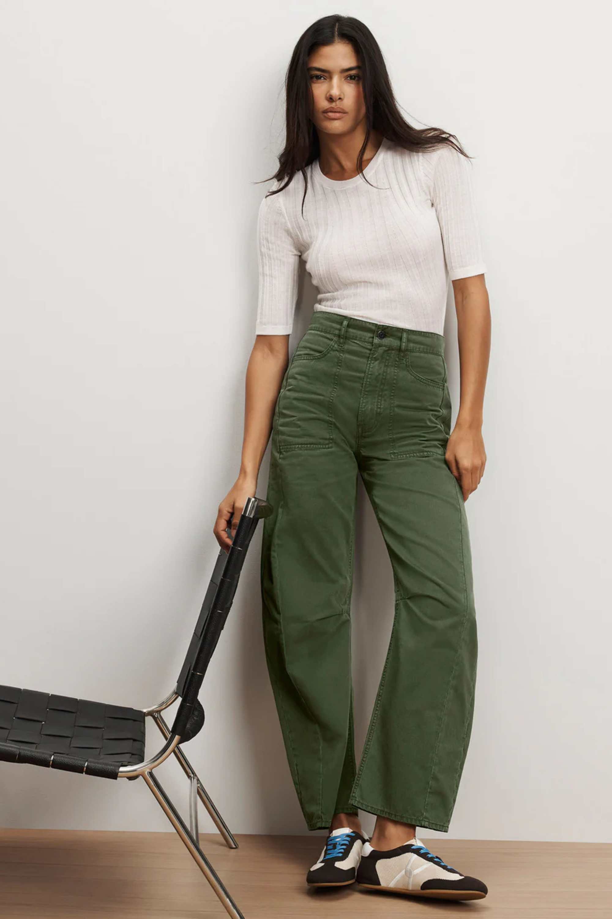 Veronica Beard Sloan Barrel Leg