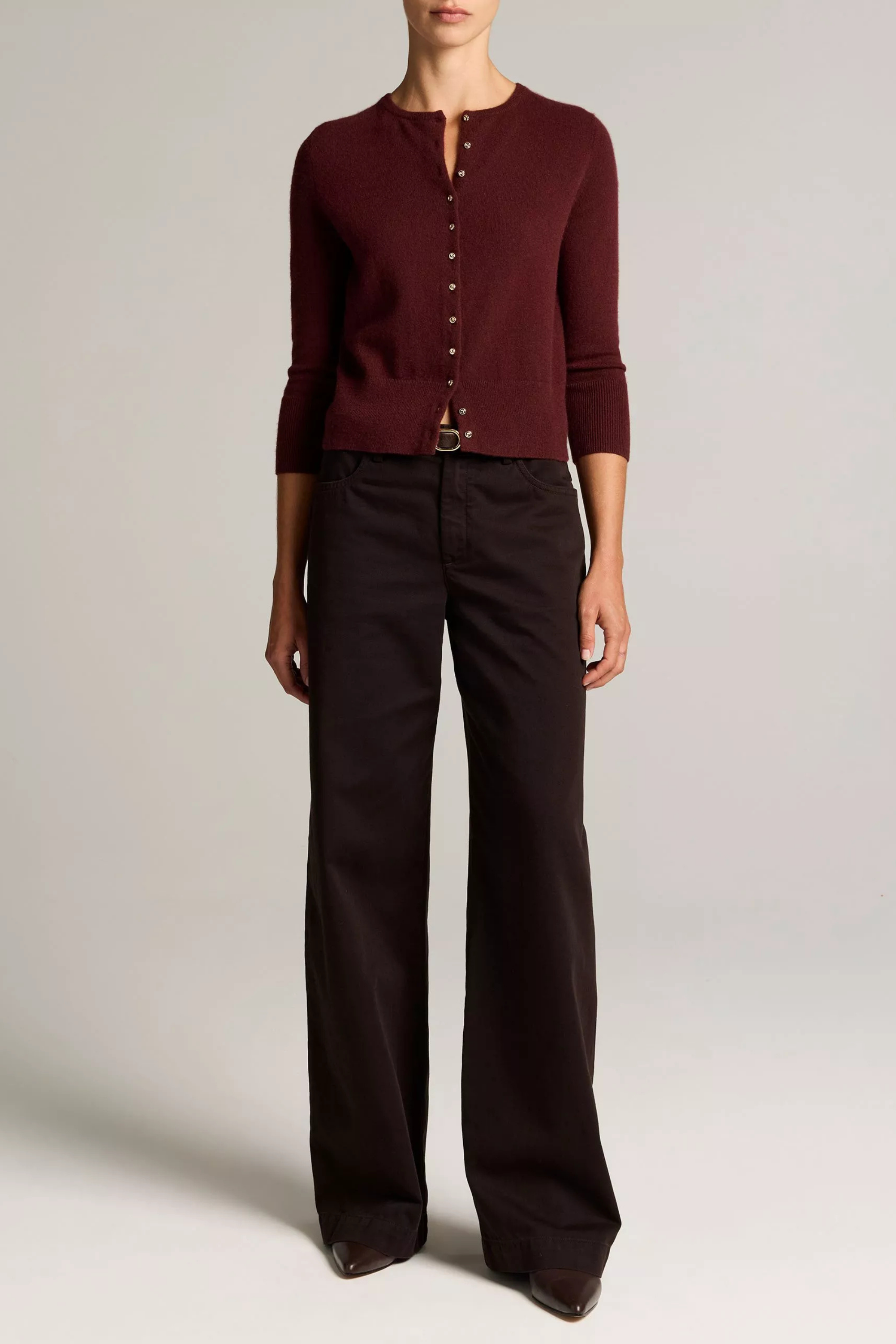 Vince Metal Button Cardi
