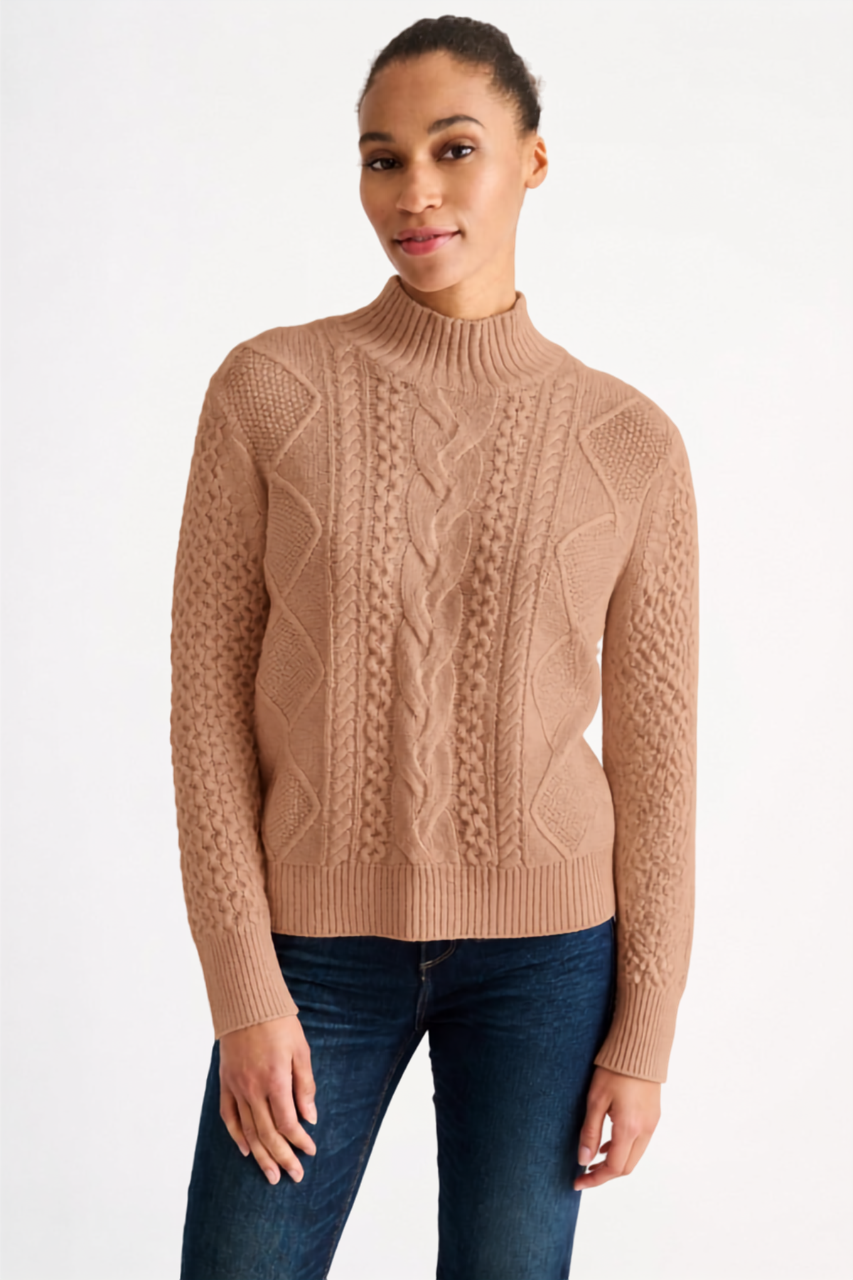 Kinross Mixed Cable Mock