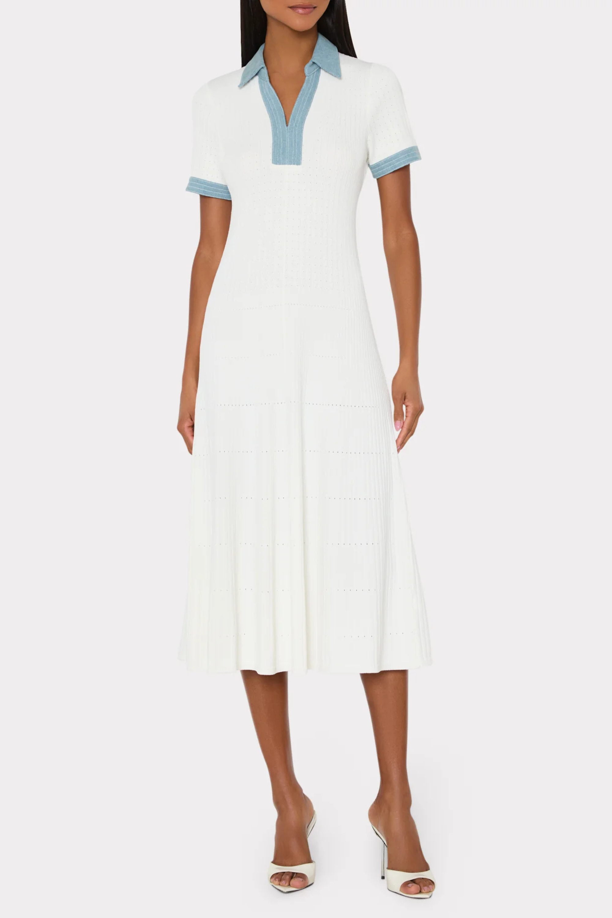 Milly Maris Knit Midi Dress