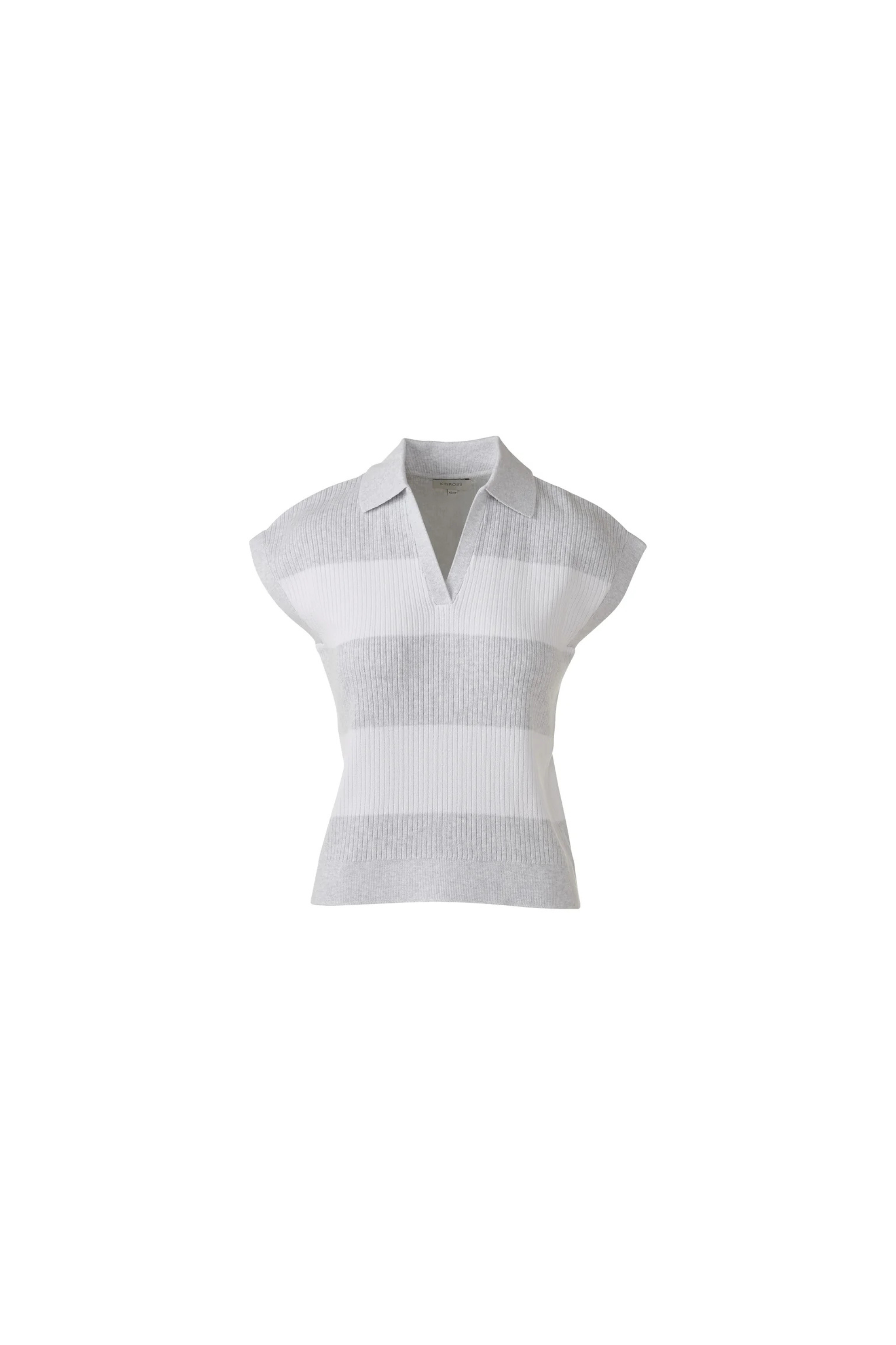 Kinross Rib Split Neck Polo