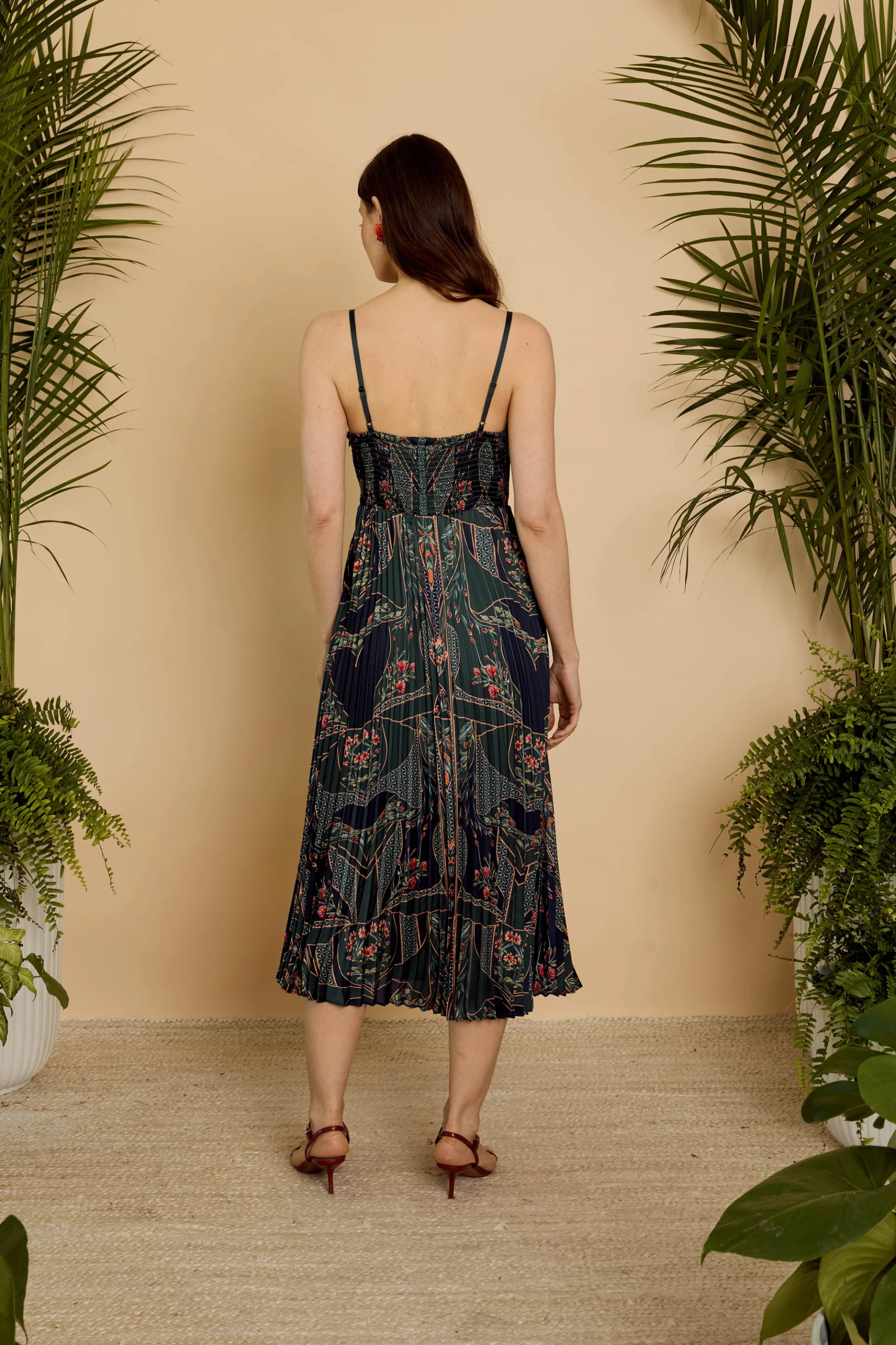 Caballero Donna Dress in Patchwork Flower