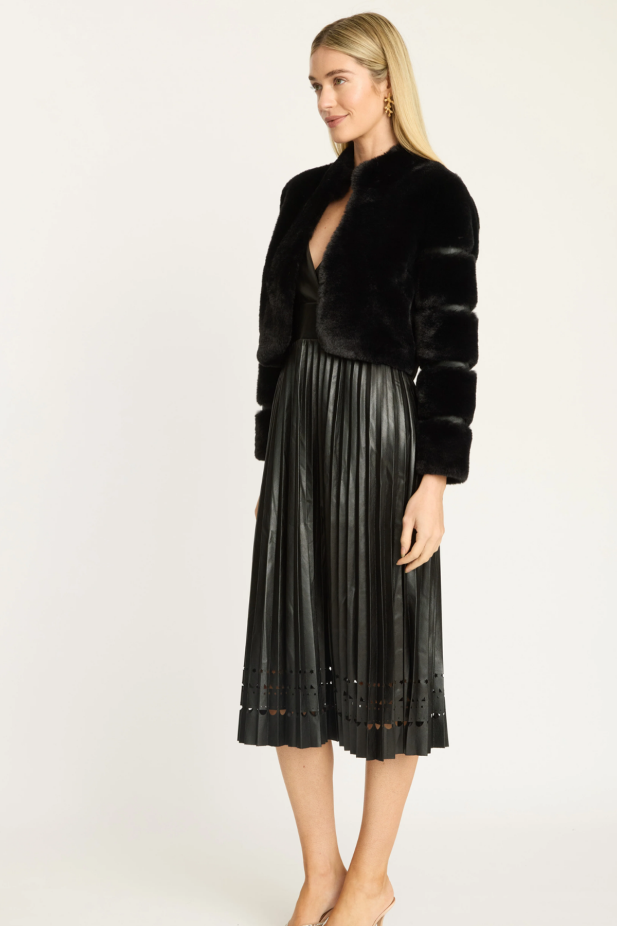 Caballero Abril Faux Fur Jacket