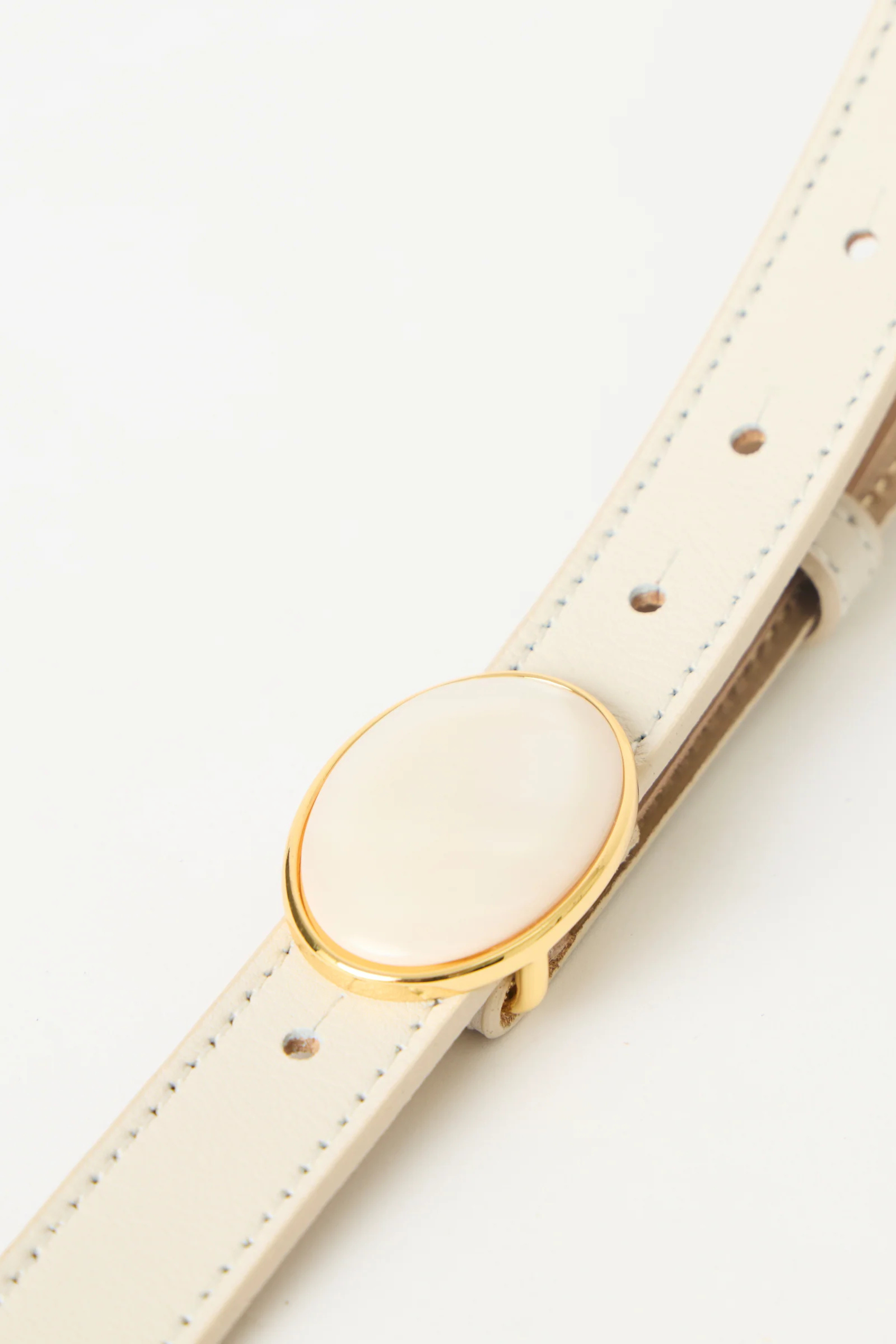 B-low the Belt Kimani in Gesso/Pearl