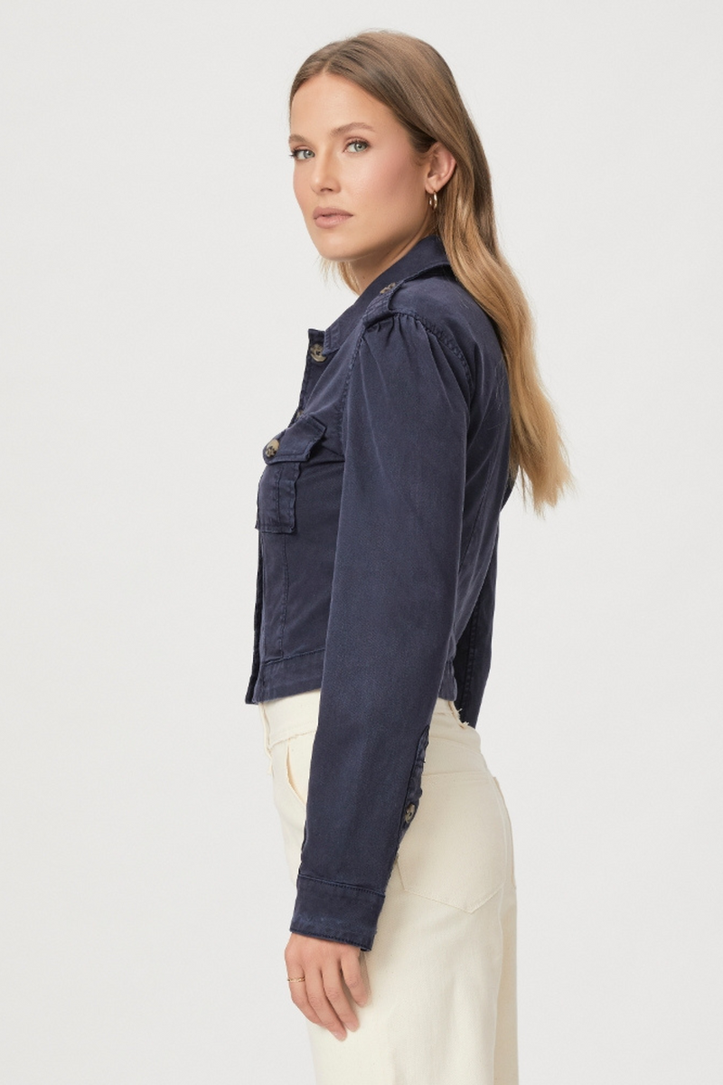 Paige Cropped Pacey Vintage Navy