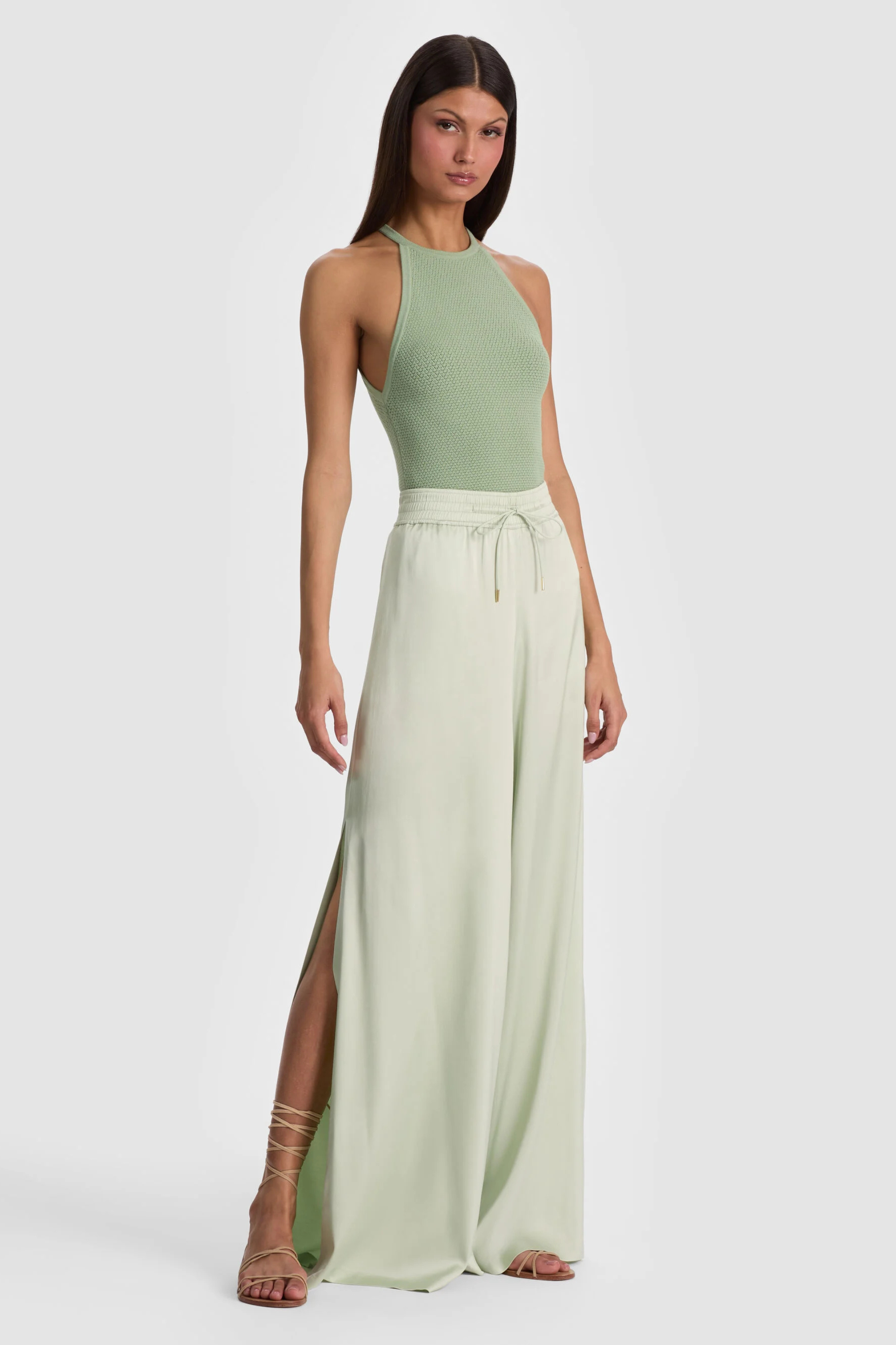 Alice + Olivia Kenley Drawstring Palazzo Pant