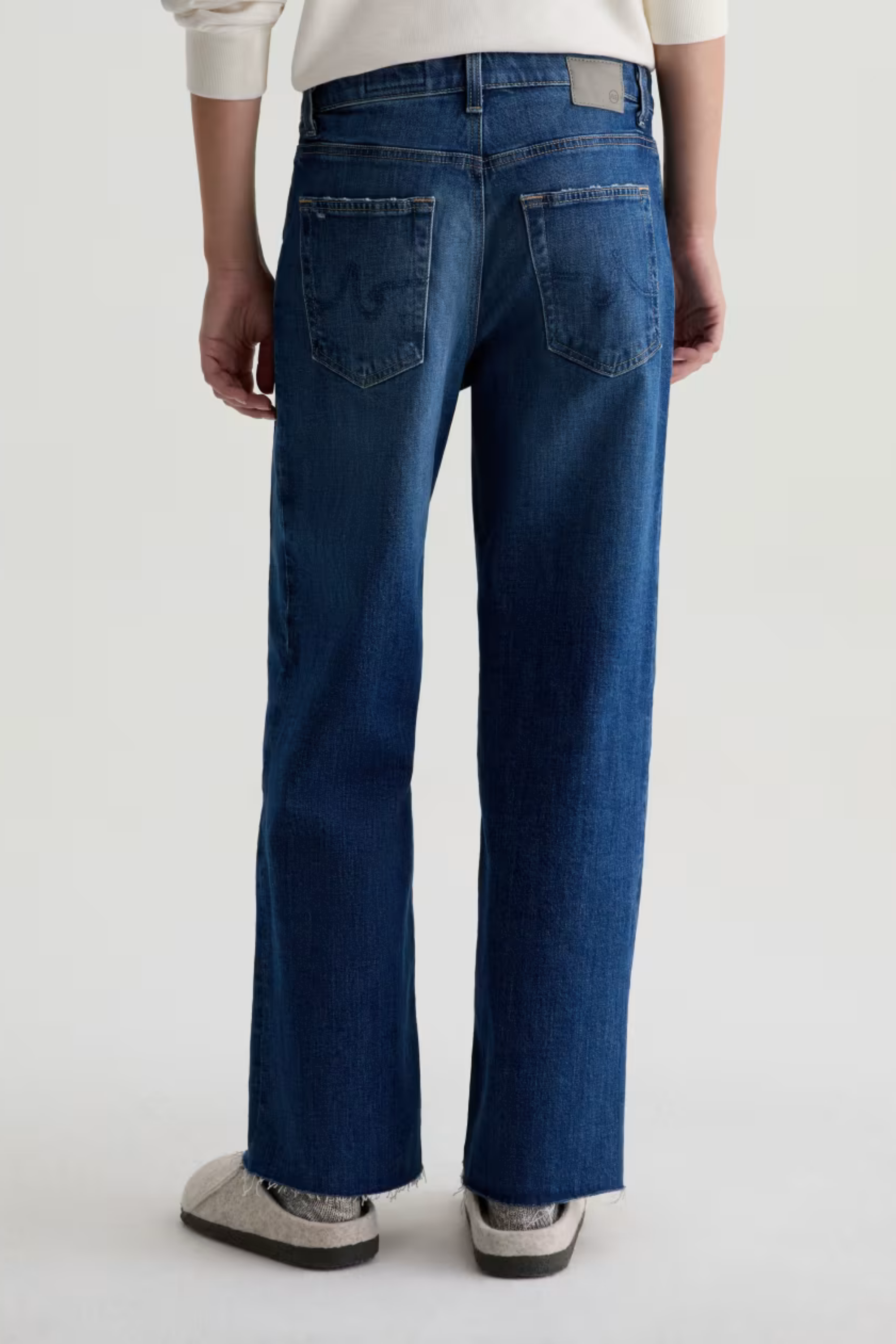 AG Saige Wide Leg Crop Watermist