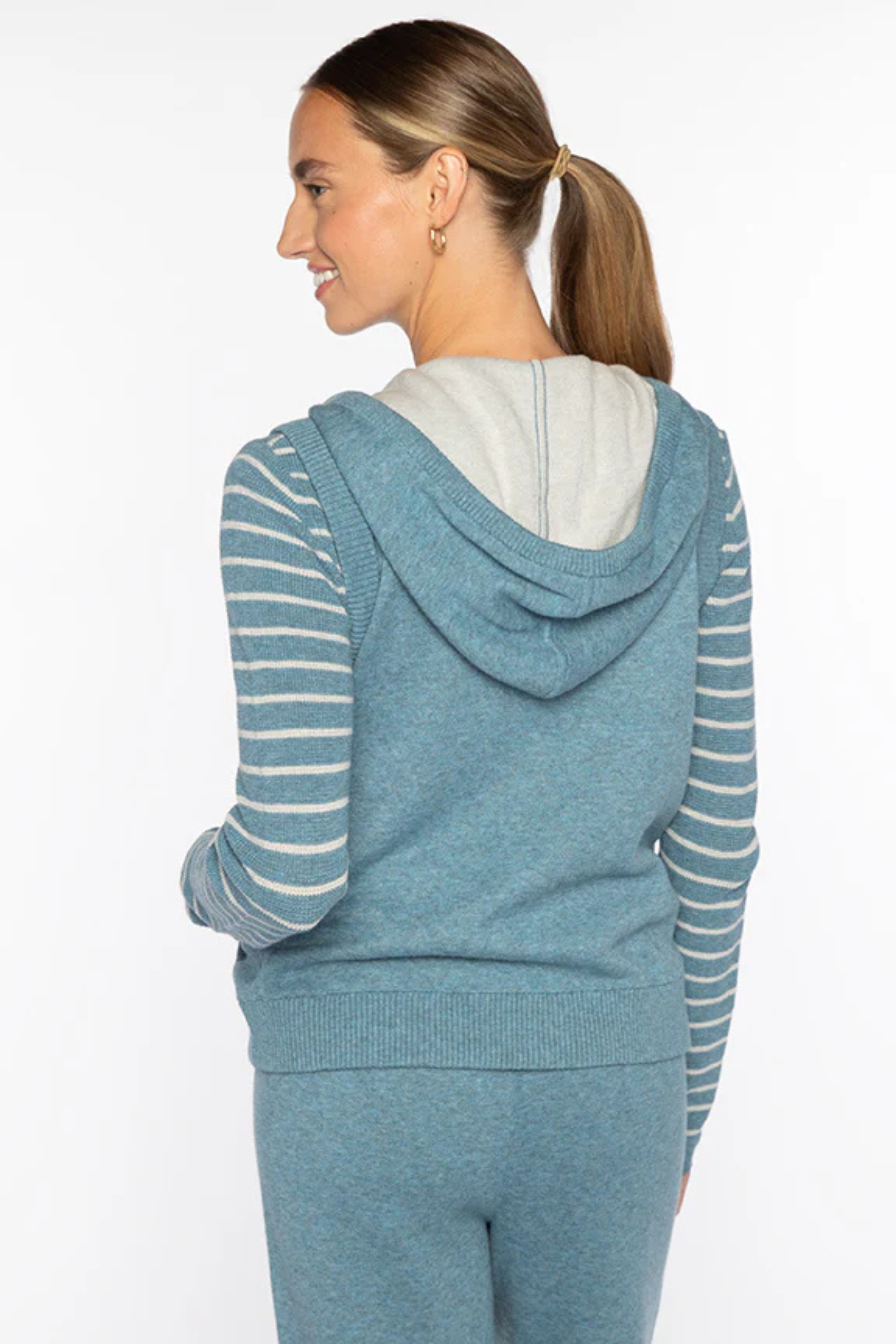 Kinross Textured Stripe Crew