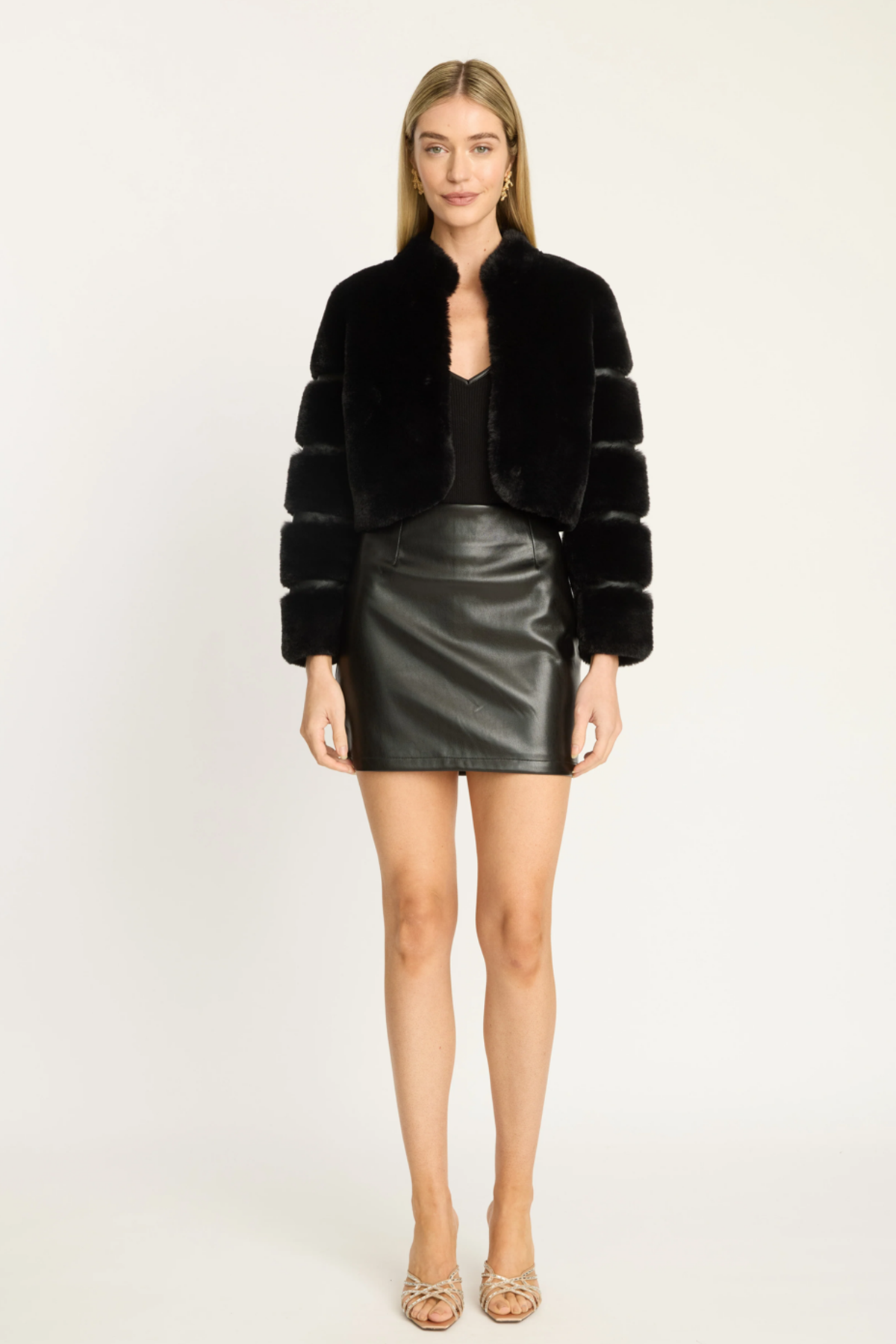 Caballero Abril Faux Fur Jacket