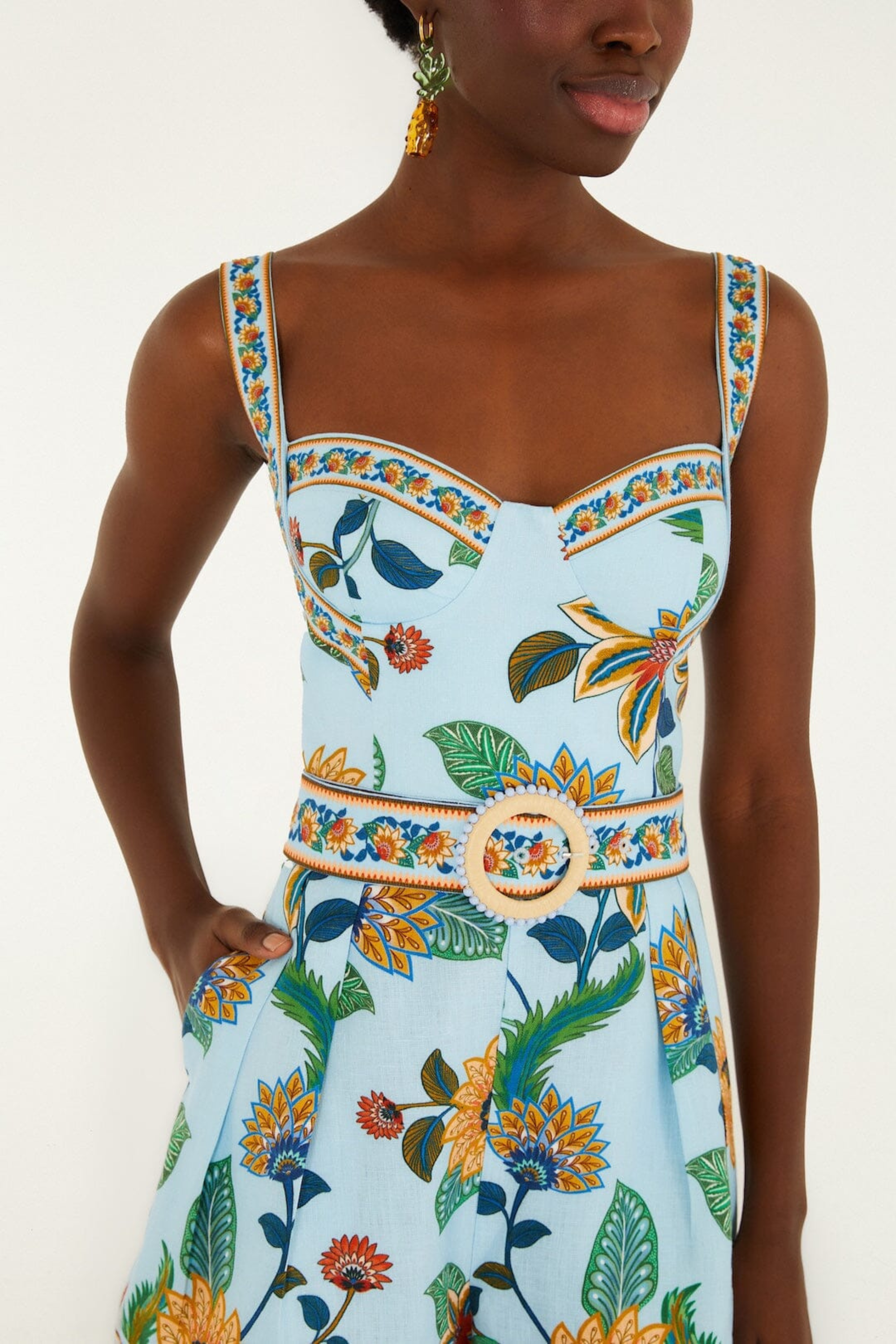 Farm Rio Floral Delhi Romper