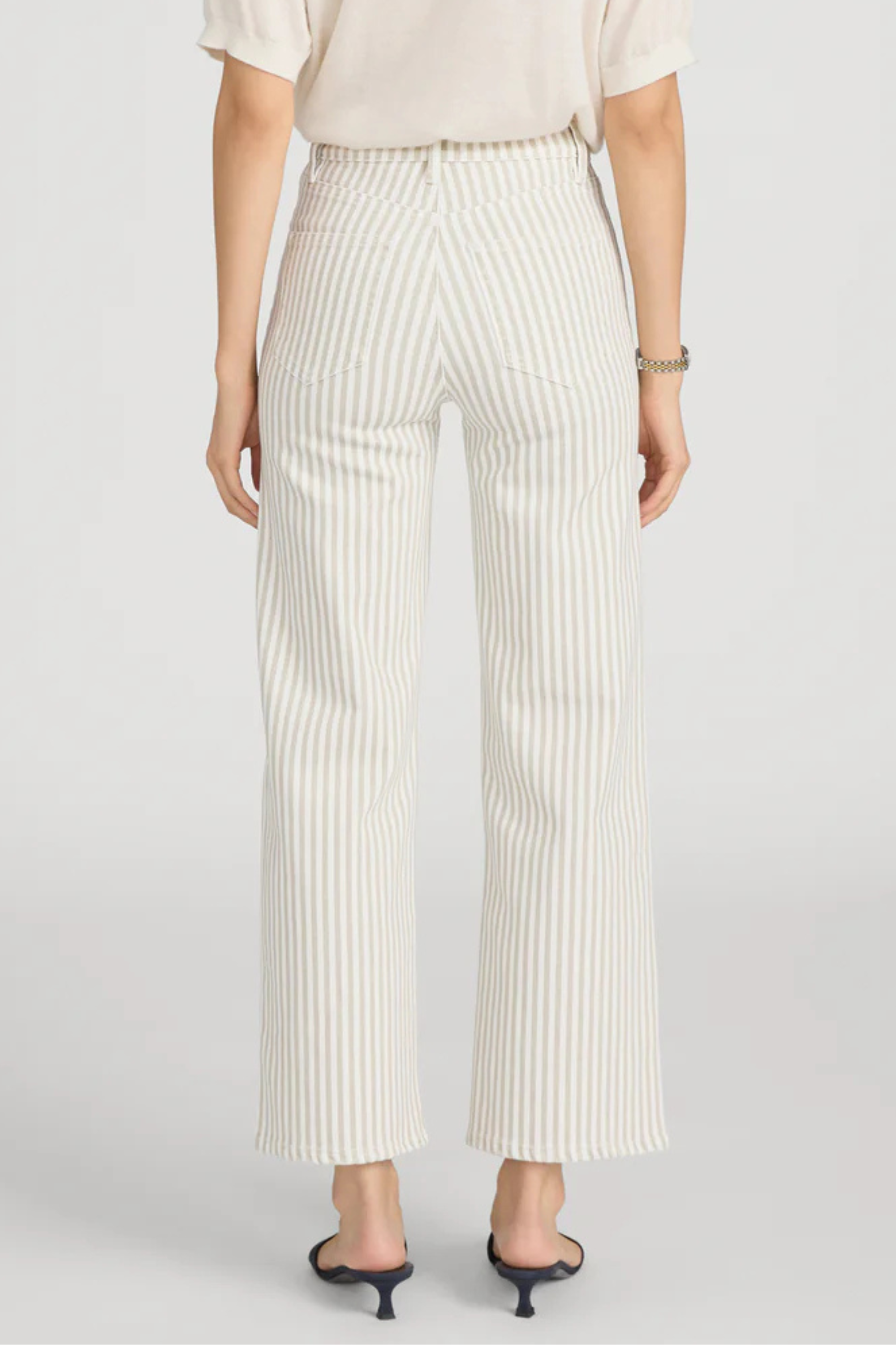 Frame Anchor Pant in Flax Stripe