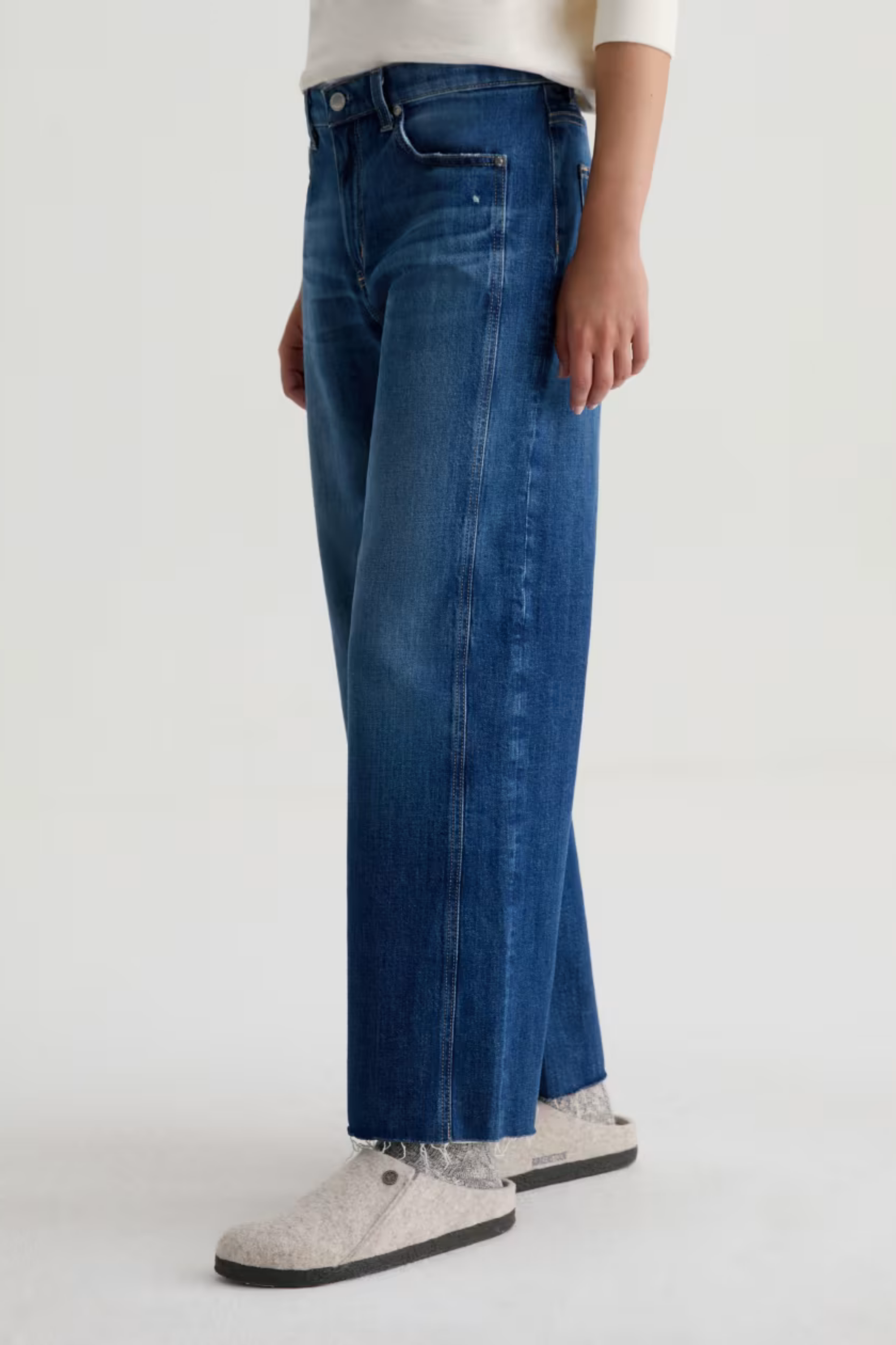 AG Saige Wide Leg Crop Watermist
