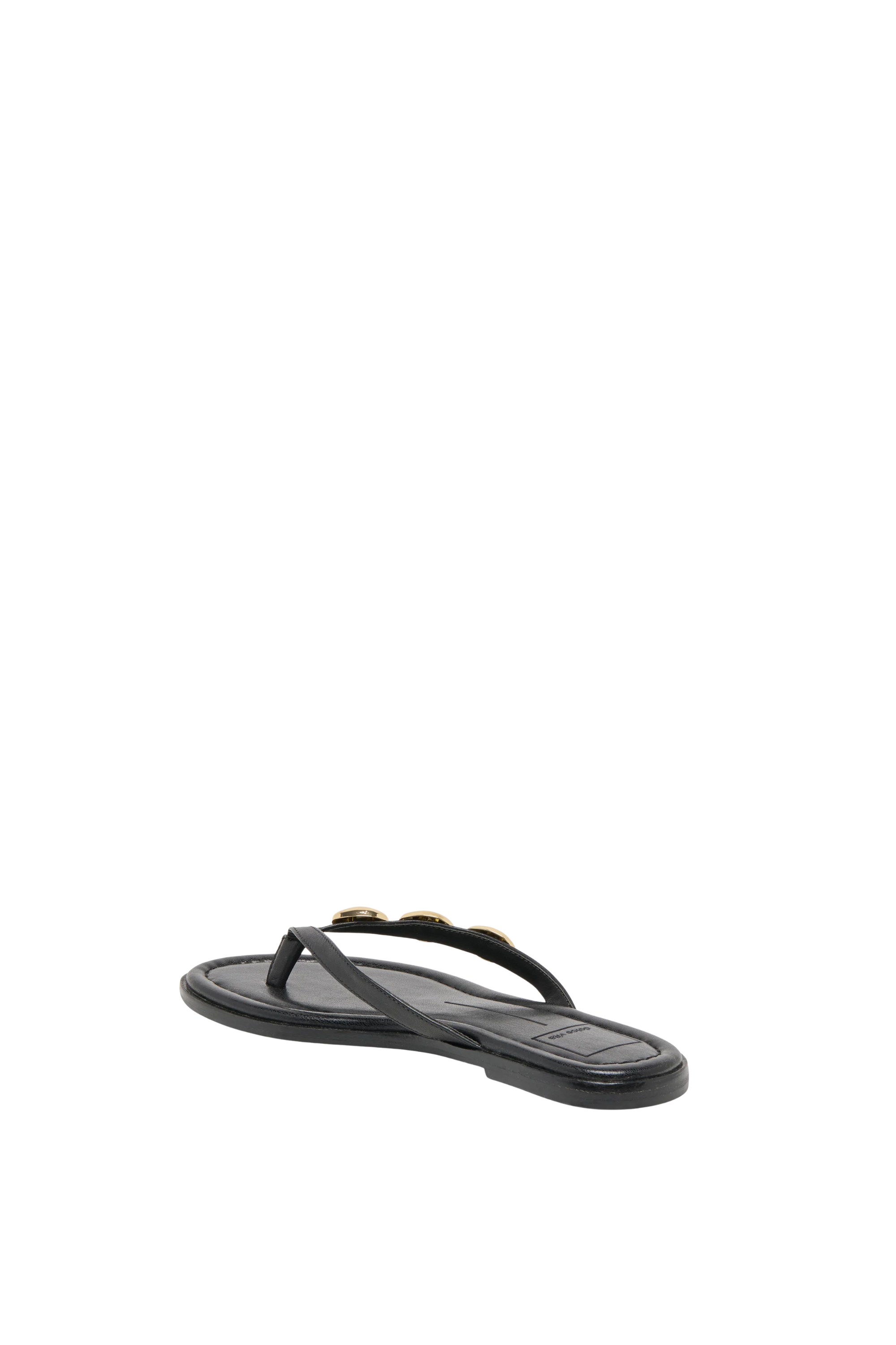 Dolce Vita Juny Black Leather Sandal