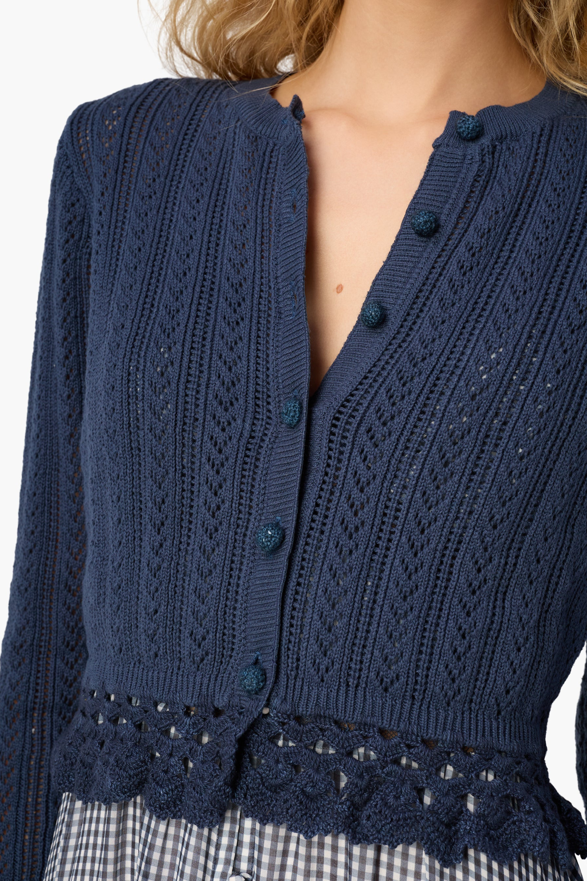 Cami NYC Lilibeth Pointelle Cardi