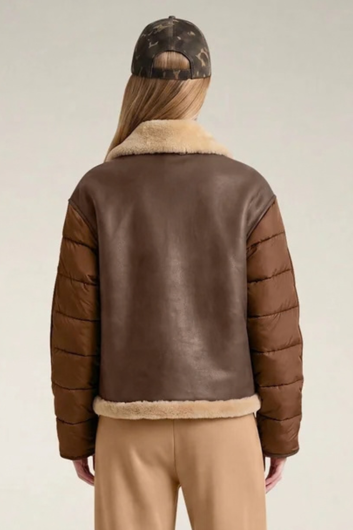 Save the Duck Josette Coat in Hazelnut Brown