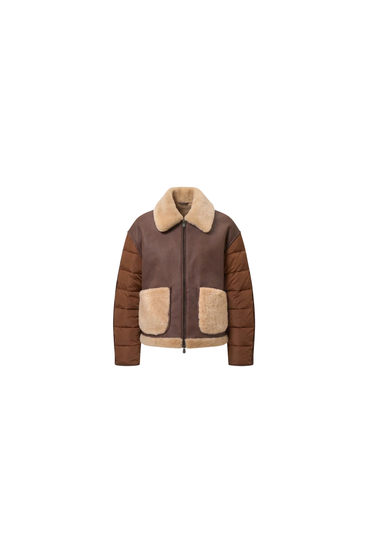 Save the Duck Josette Coat in Hazelnut Brown