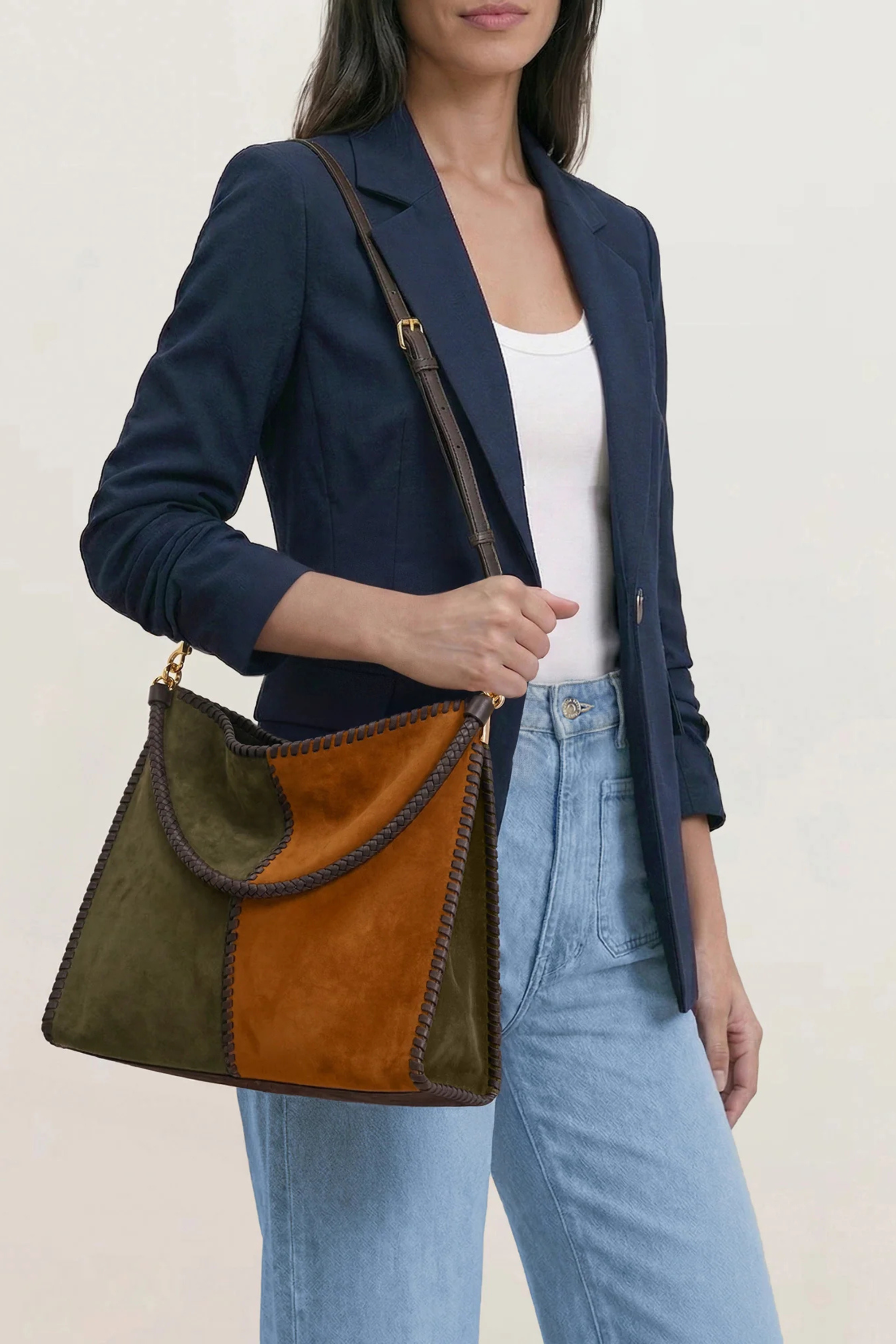 Veronica Beard Colorblock Vida Bag