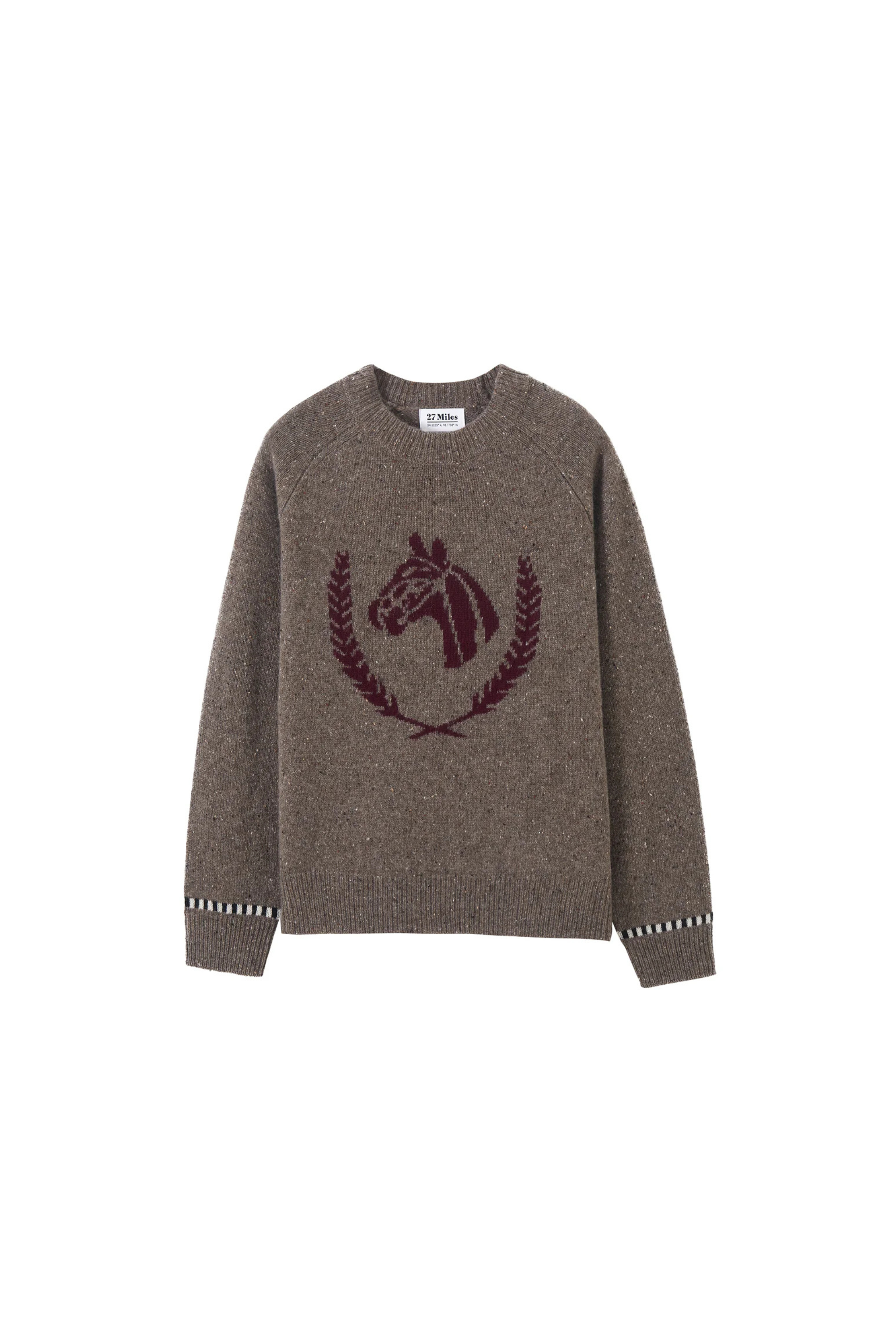 27 Miles Horse Intarsia Sweater