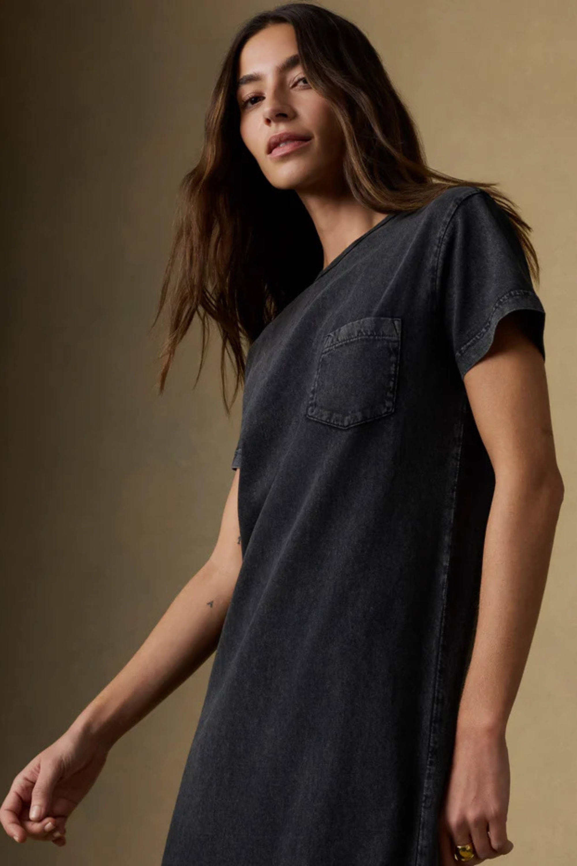 Faherty Recycled Cotton Jersey TShirt Dress
