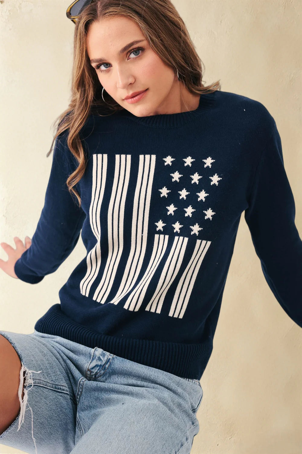 27 Miles Liberty Flag Sweater