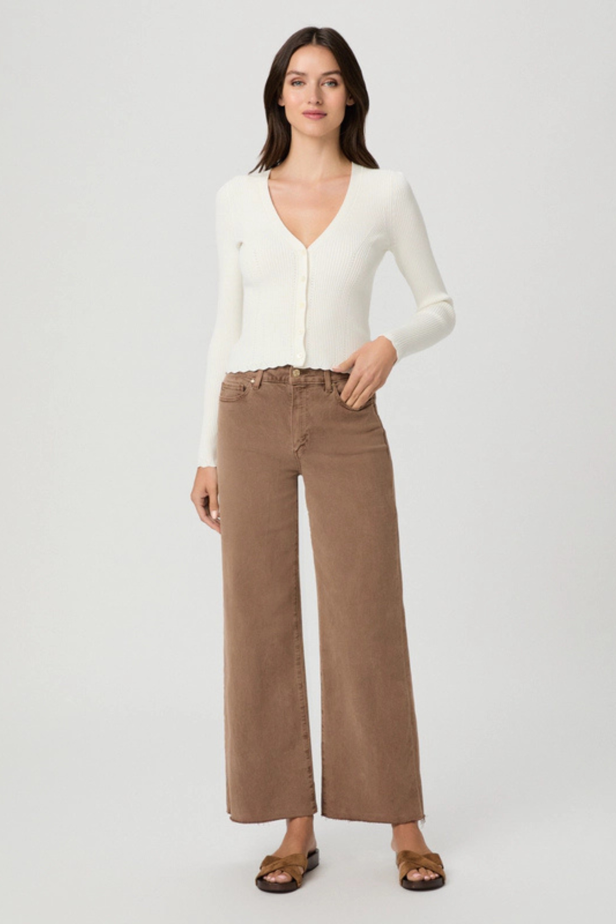 Paige Anessa 31" Clean Hem in Vintage Canewood
