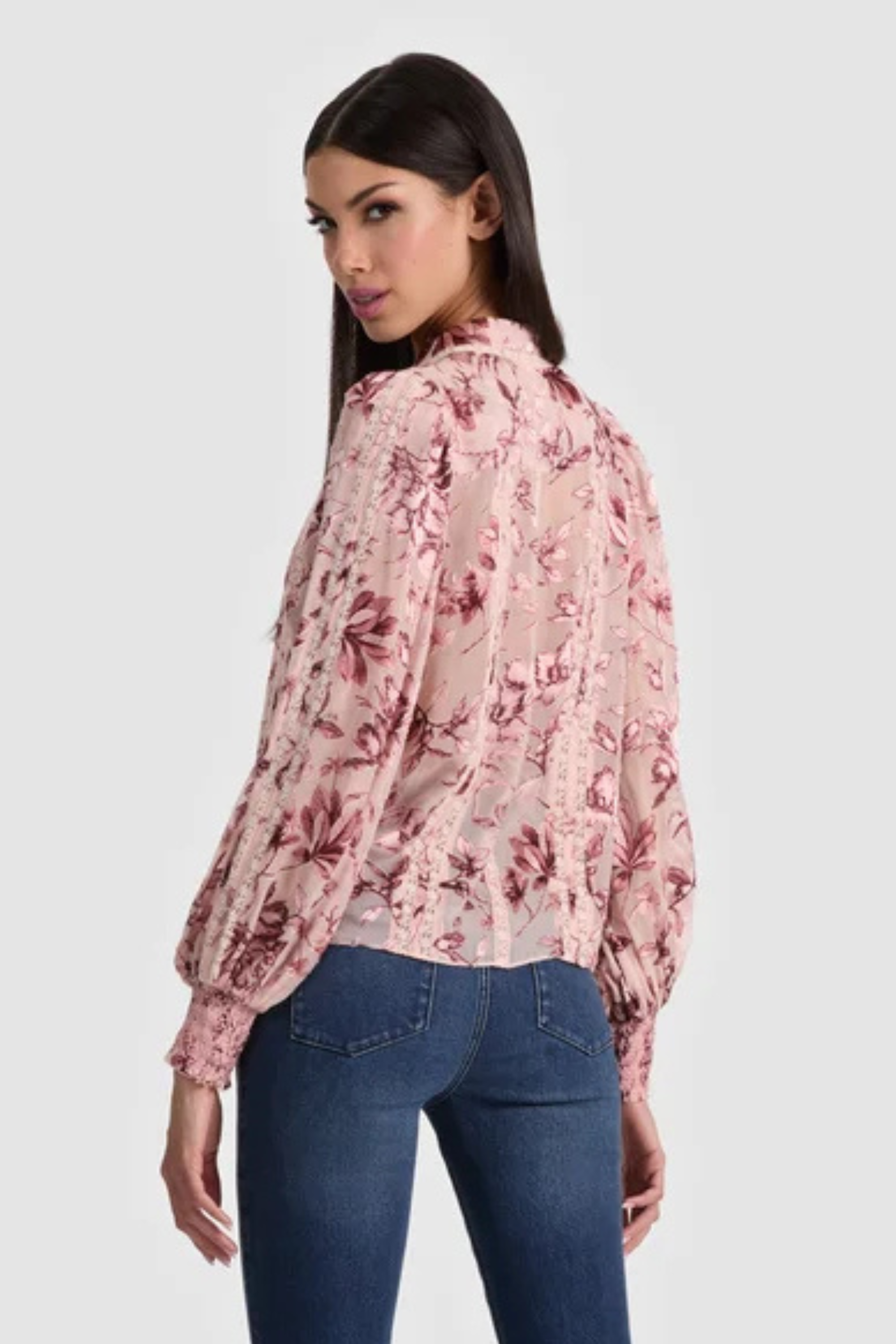 Alice + Olivia Arlette Collared Blouse