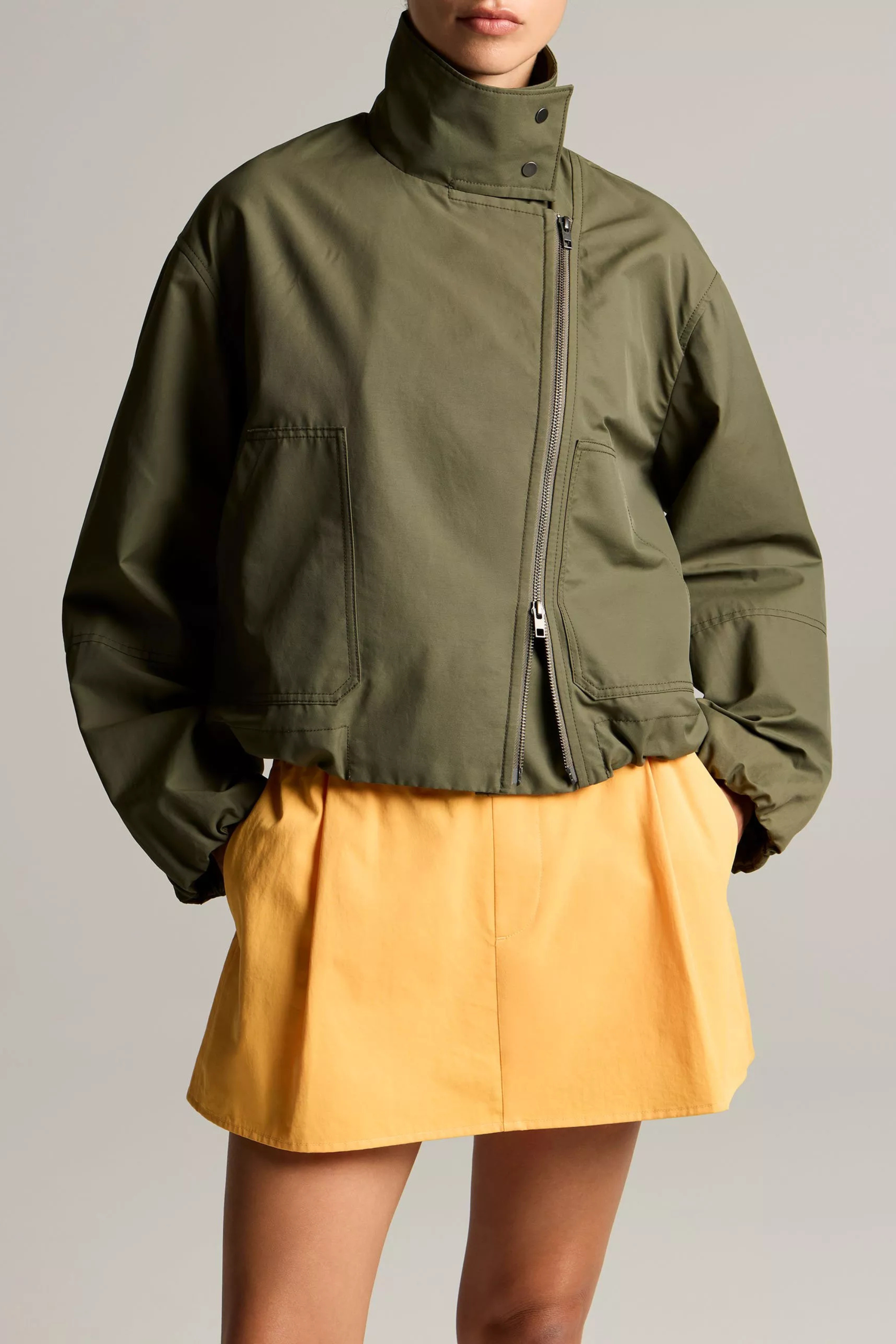 Vince Sculptured Parachute Jacket