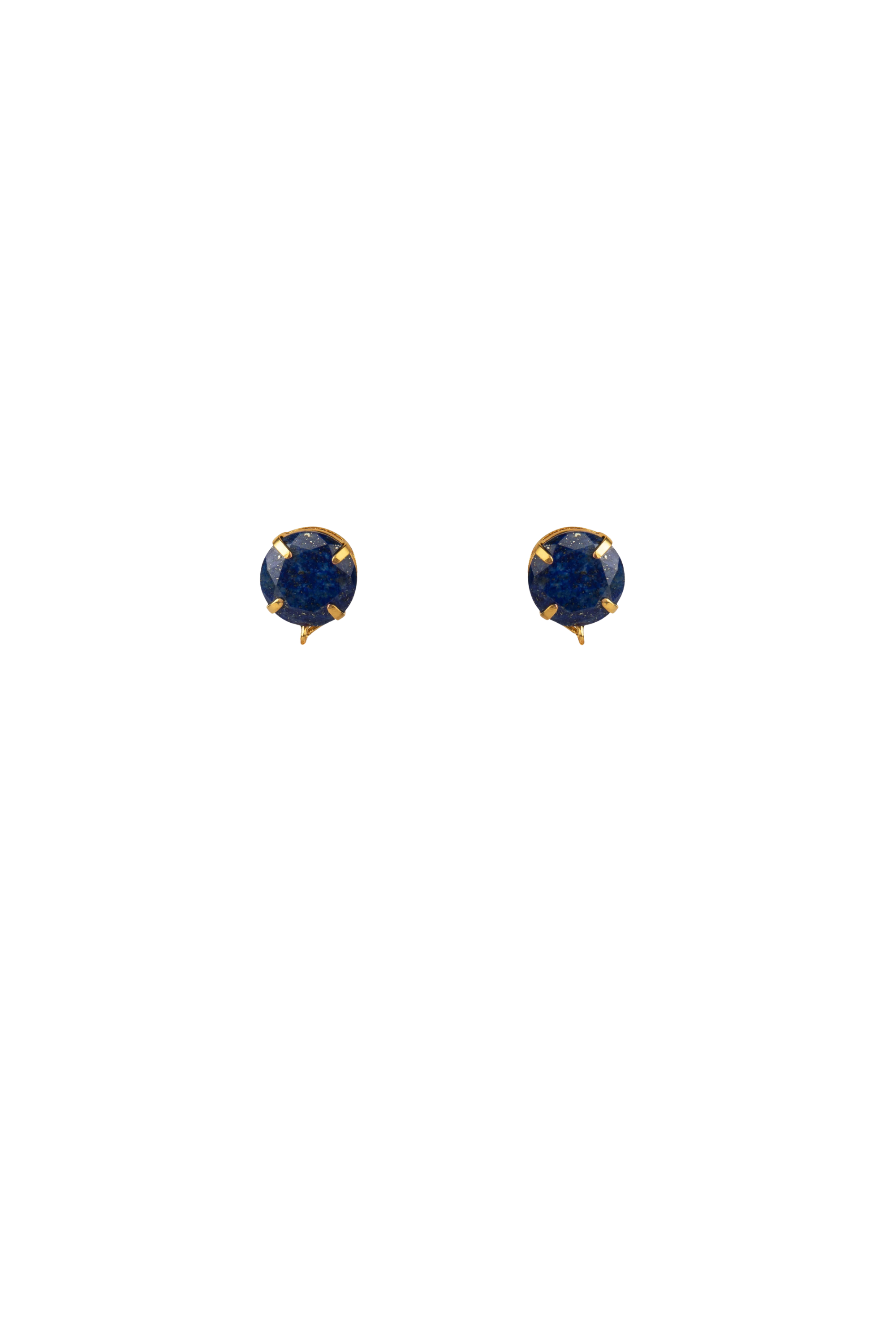 Bounkit Gem Stud Leaf Drop Earring