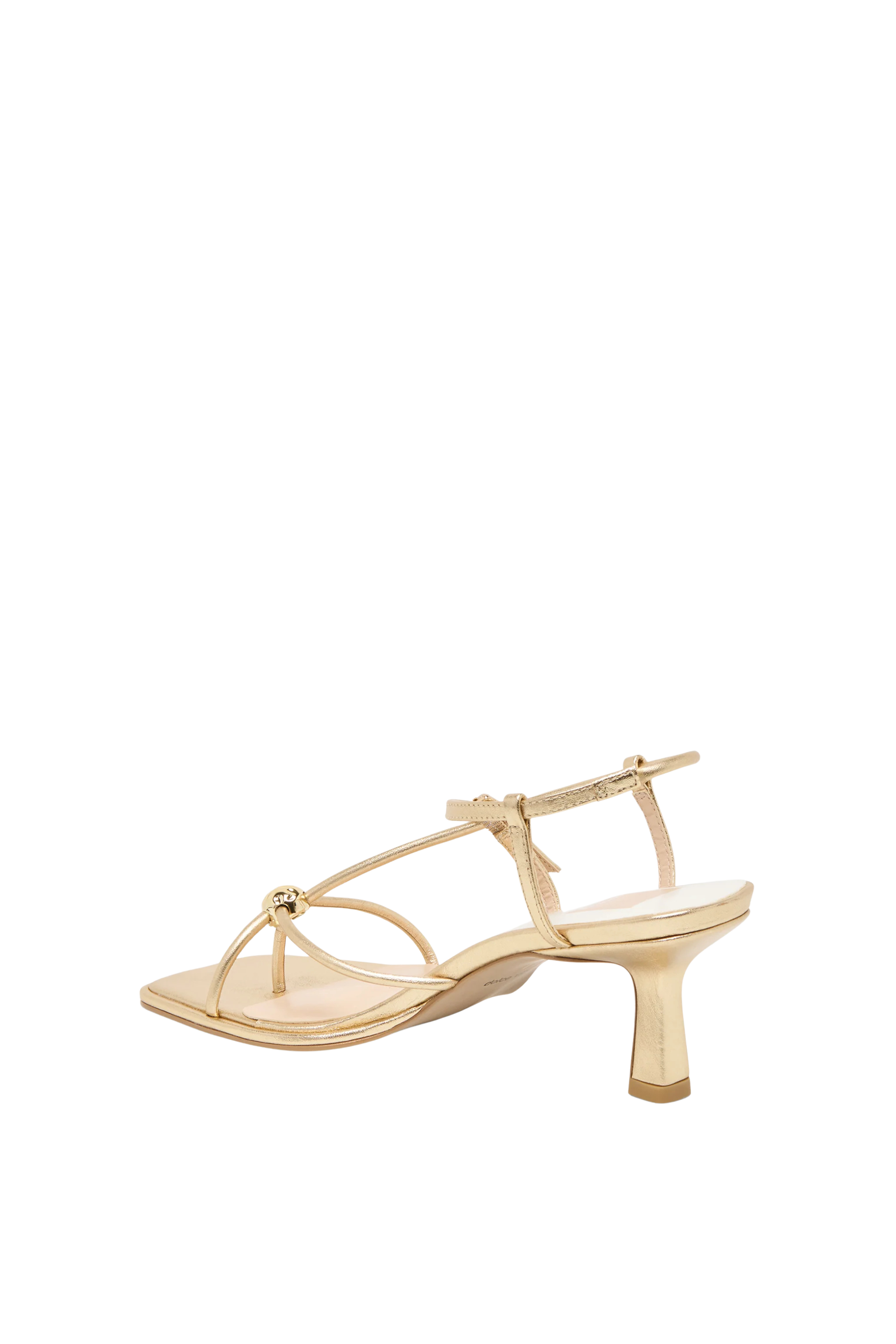 Dolce Vita Mylee Gold Leather Strappy Sandal