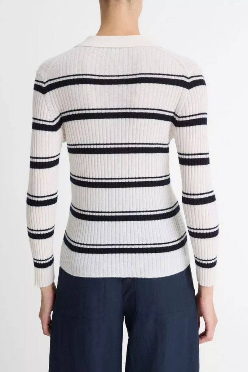 Vince Silk Stripe Polo