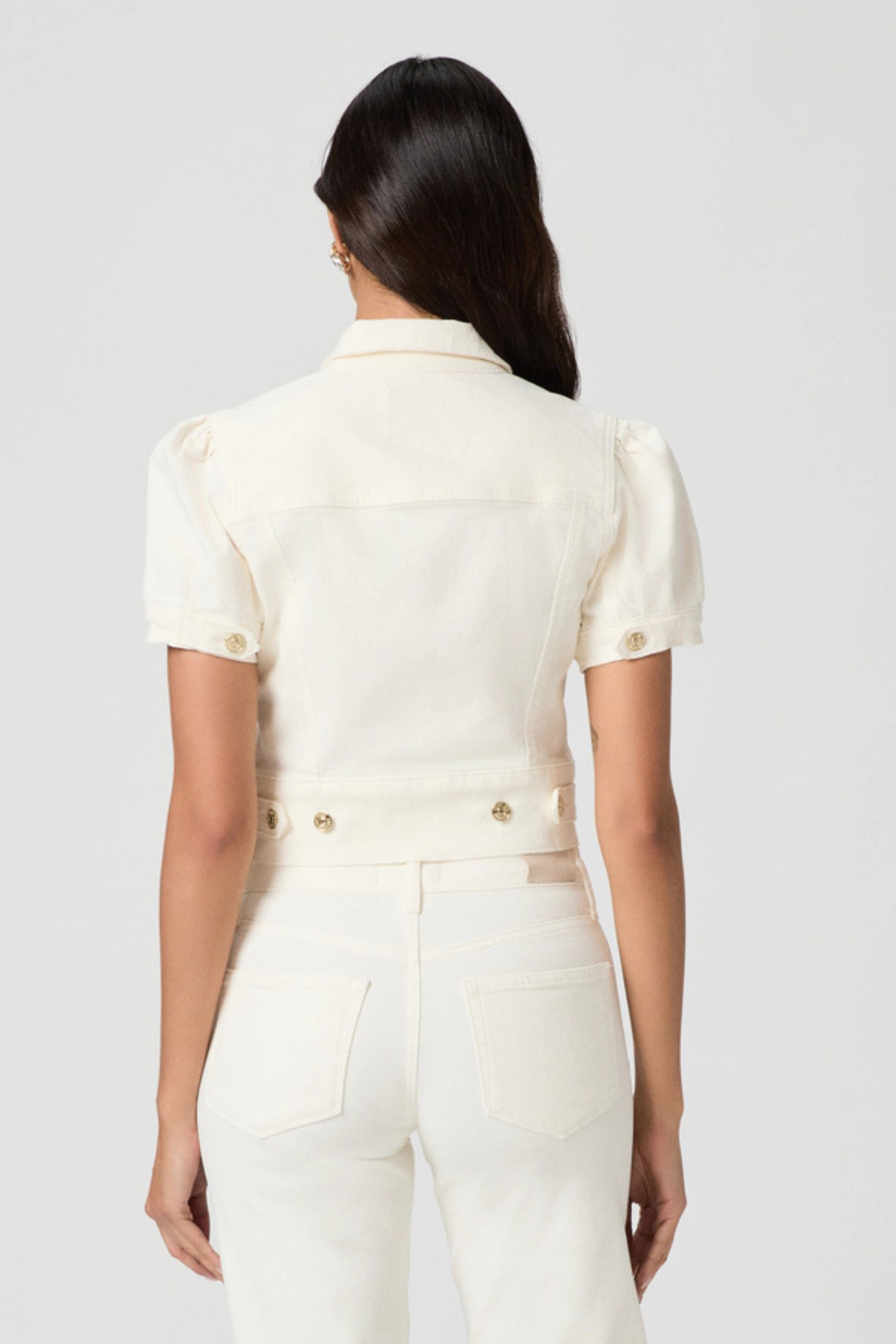 Paige Kendra Jacket in Tonal Ecru