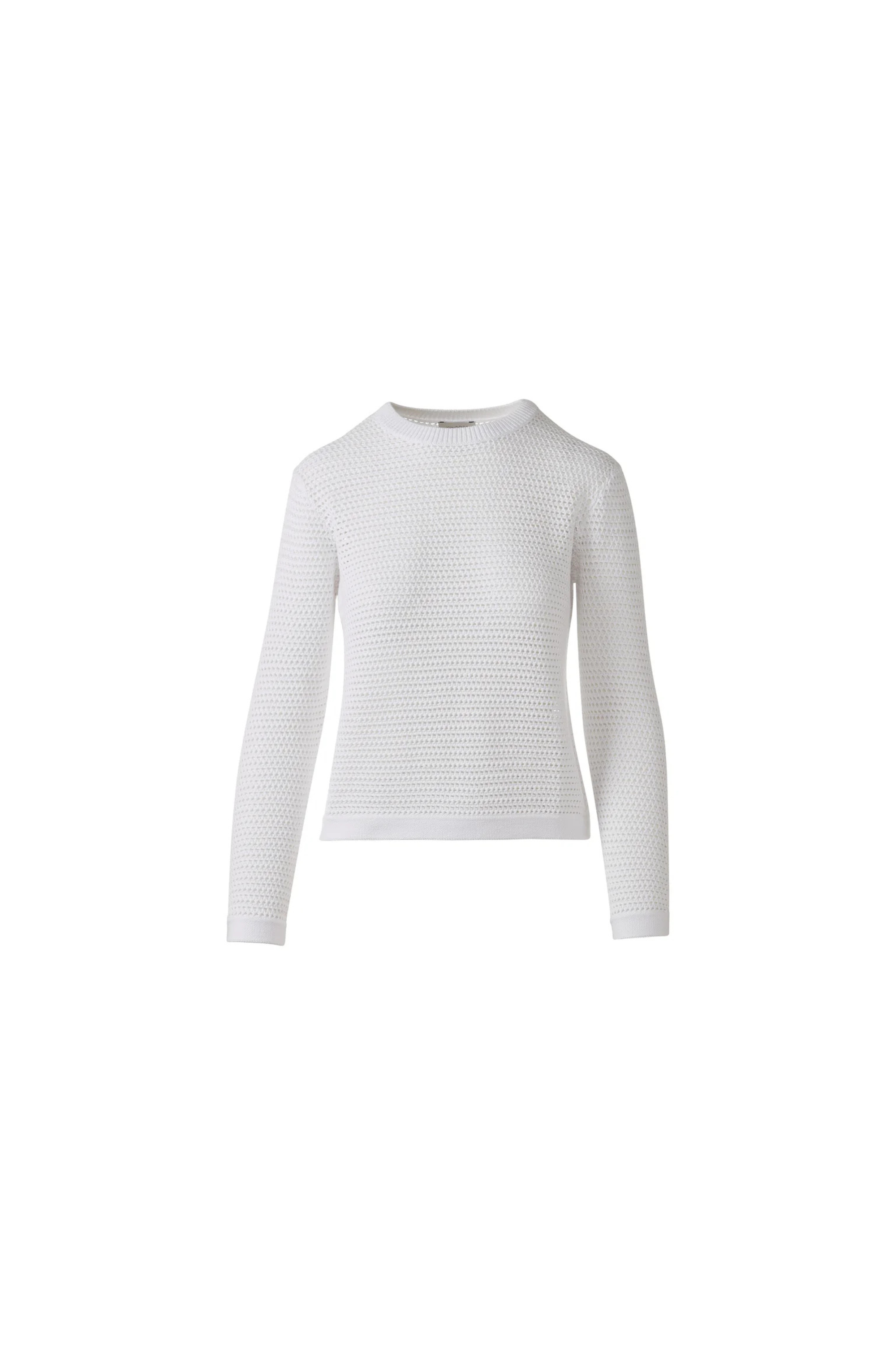 Kinross Openwork Crew Sweater