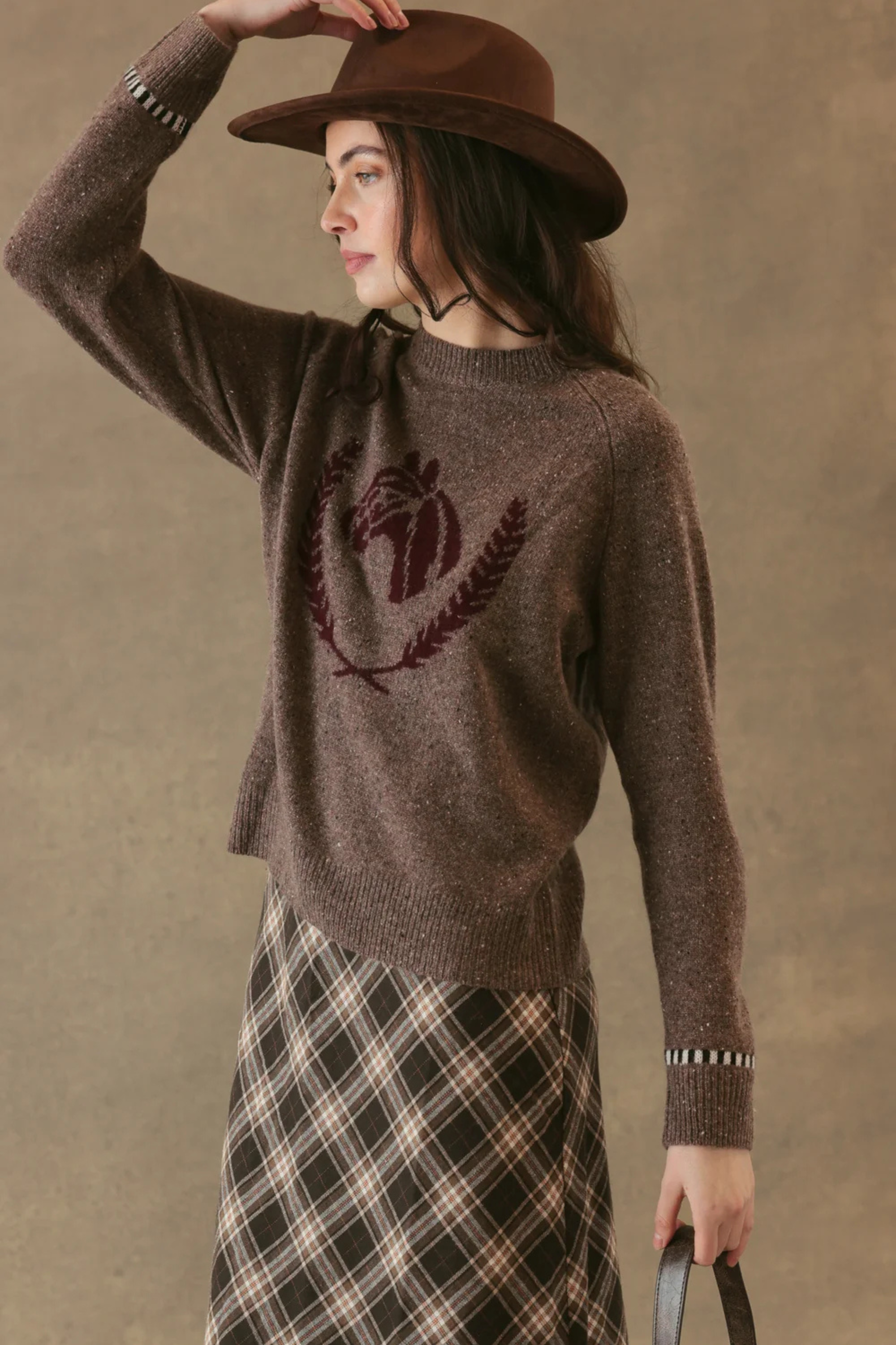 27 Miles Horse Intarsia Sweater