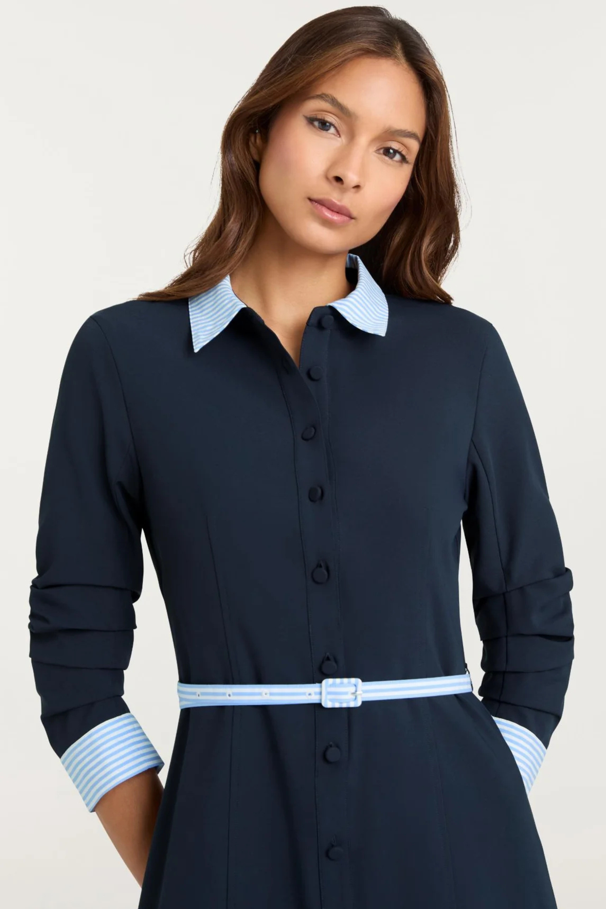 Cinq a Sept Stripe Shirtling Lucilla Dress