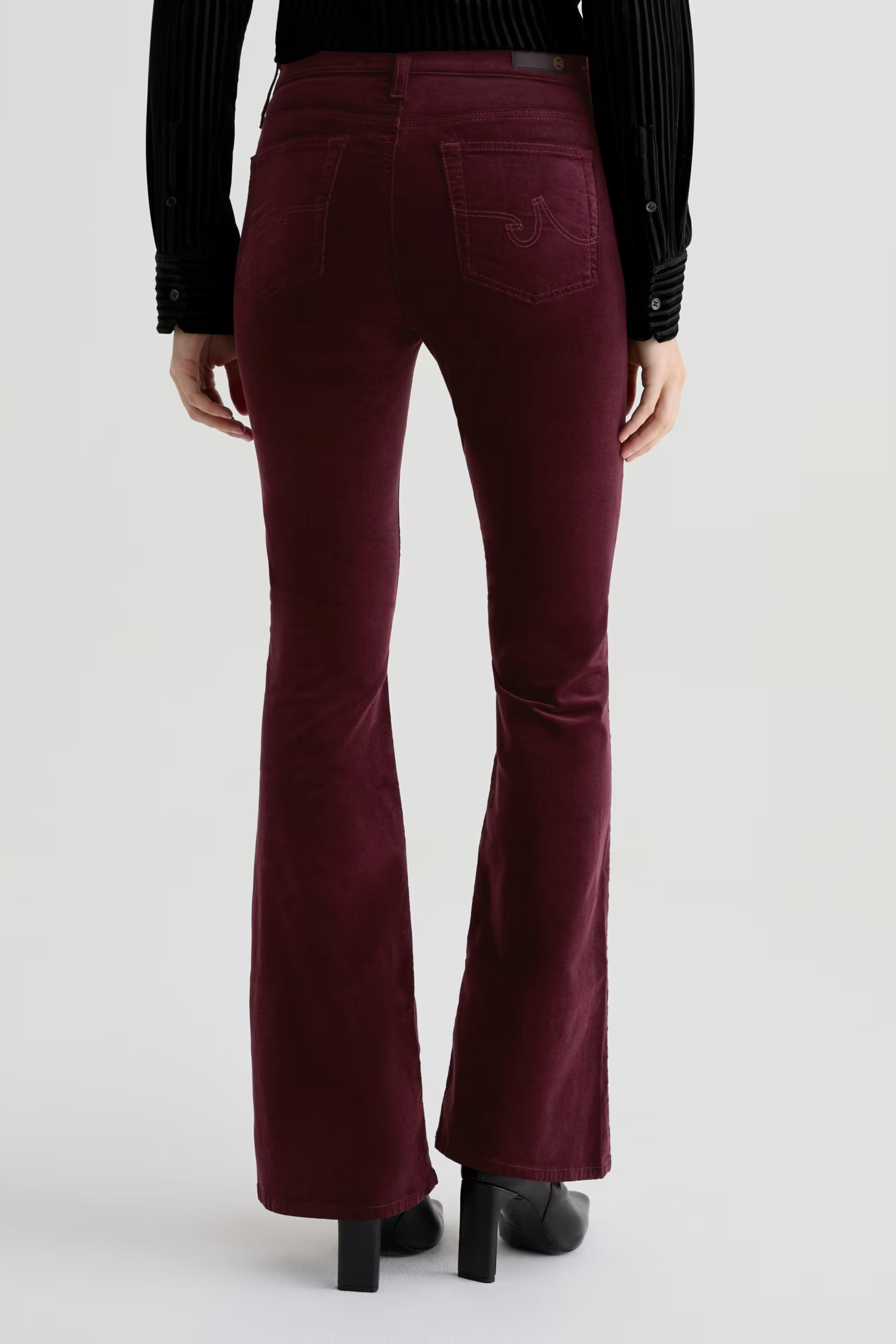 AG Farrah Boot Winery Velvet