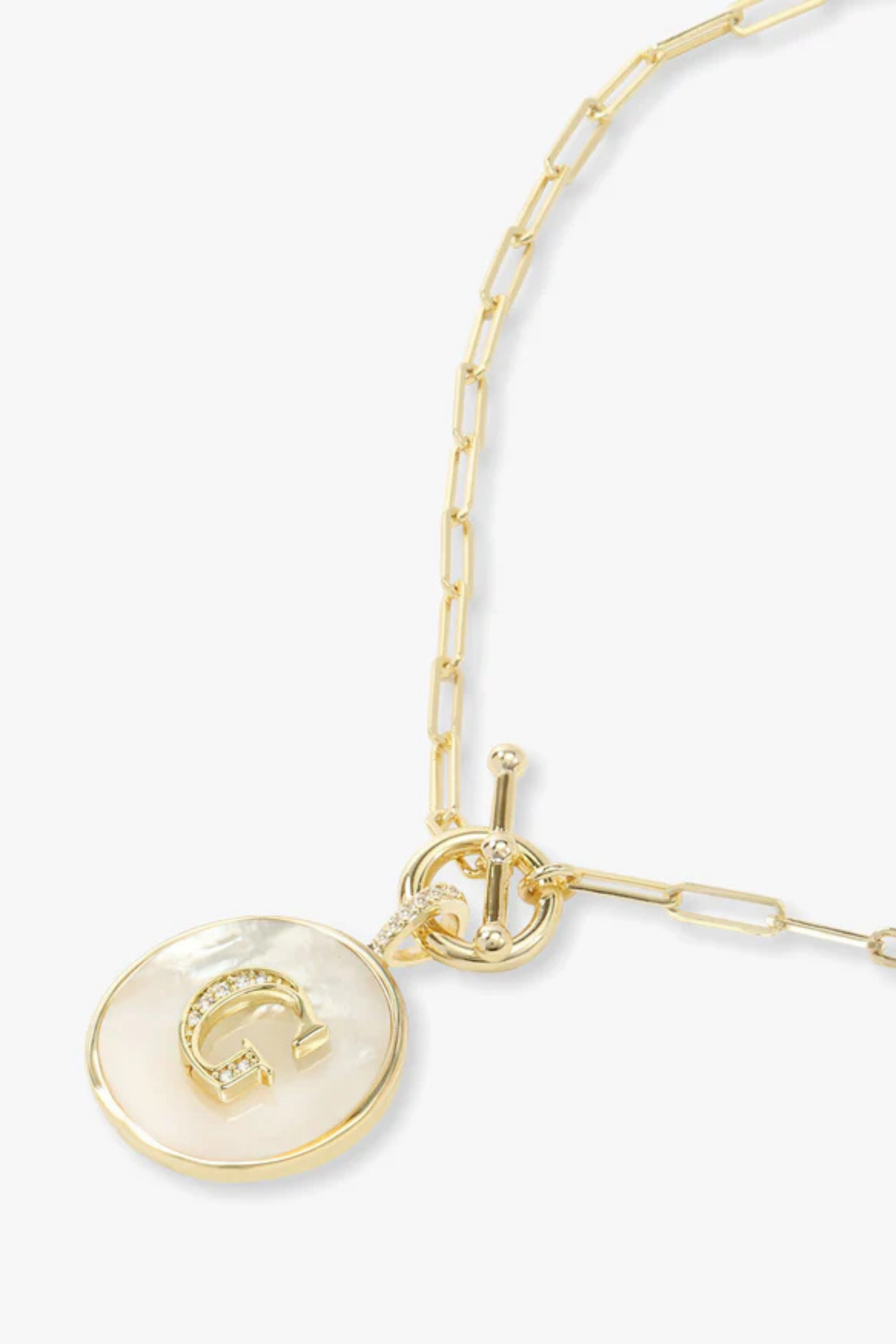 Melinda Maria Love Letters Medallion Necklace
