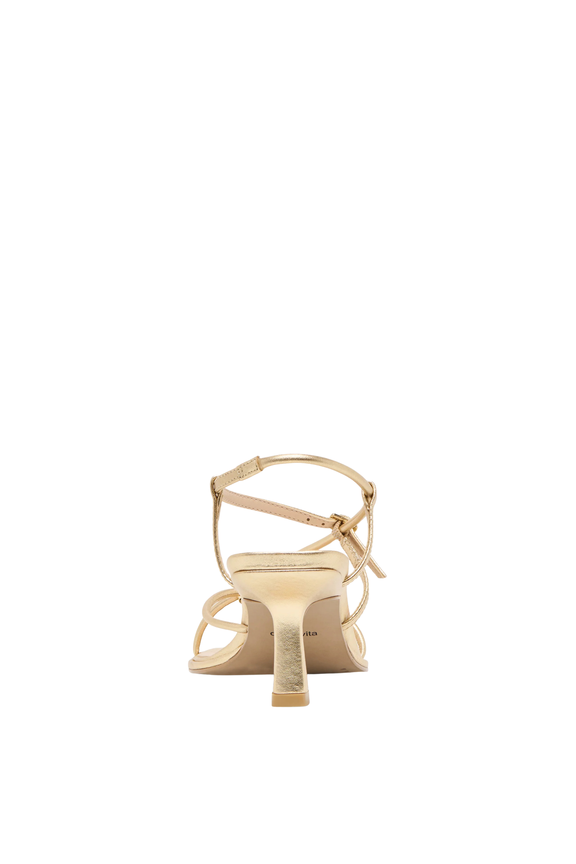 Dolce Vita Mylee Gold Leather Strappy Sandal