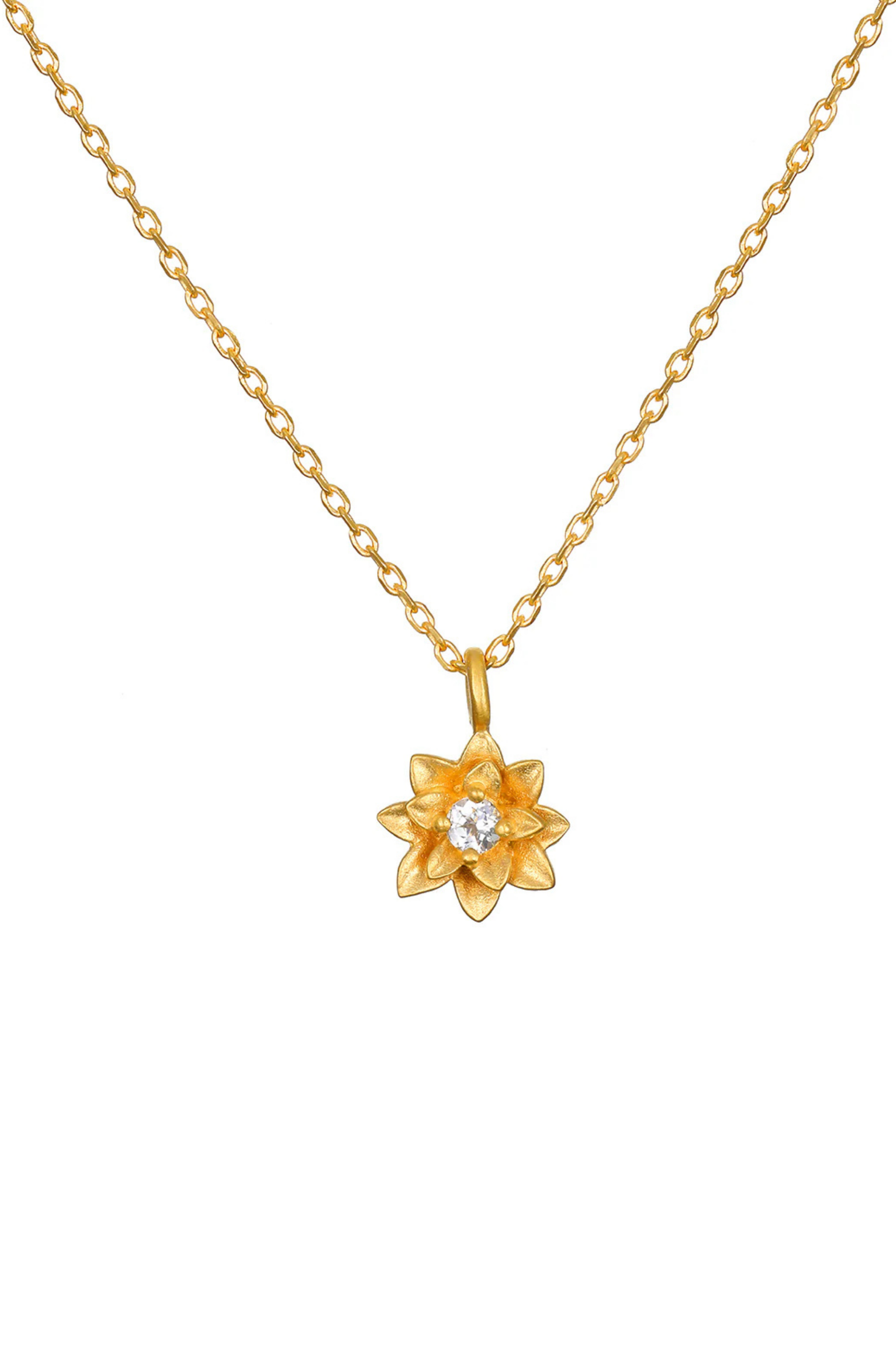 Satya 16" Lotus Necklace