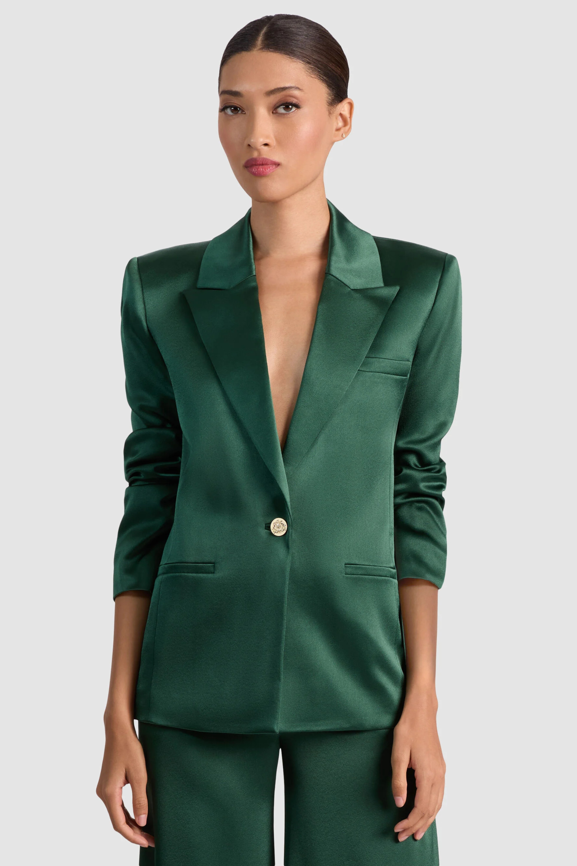 Alice + Olivia Silas Single Breasted Blazer