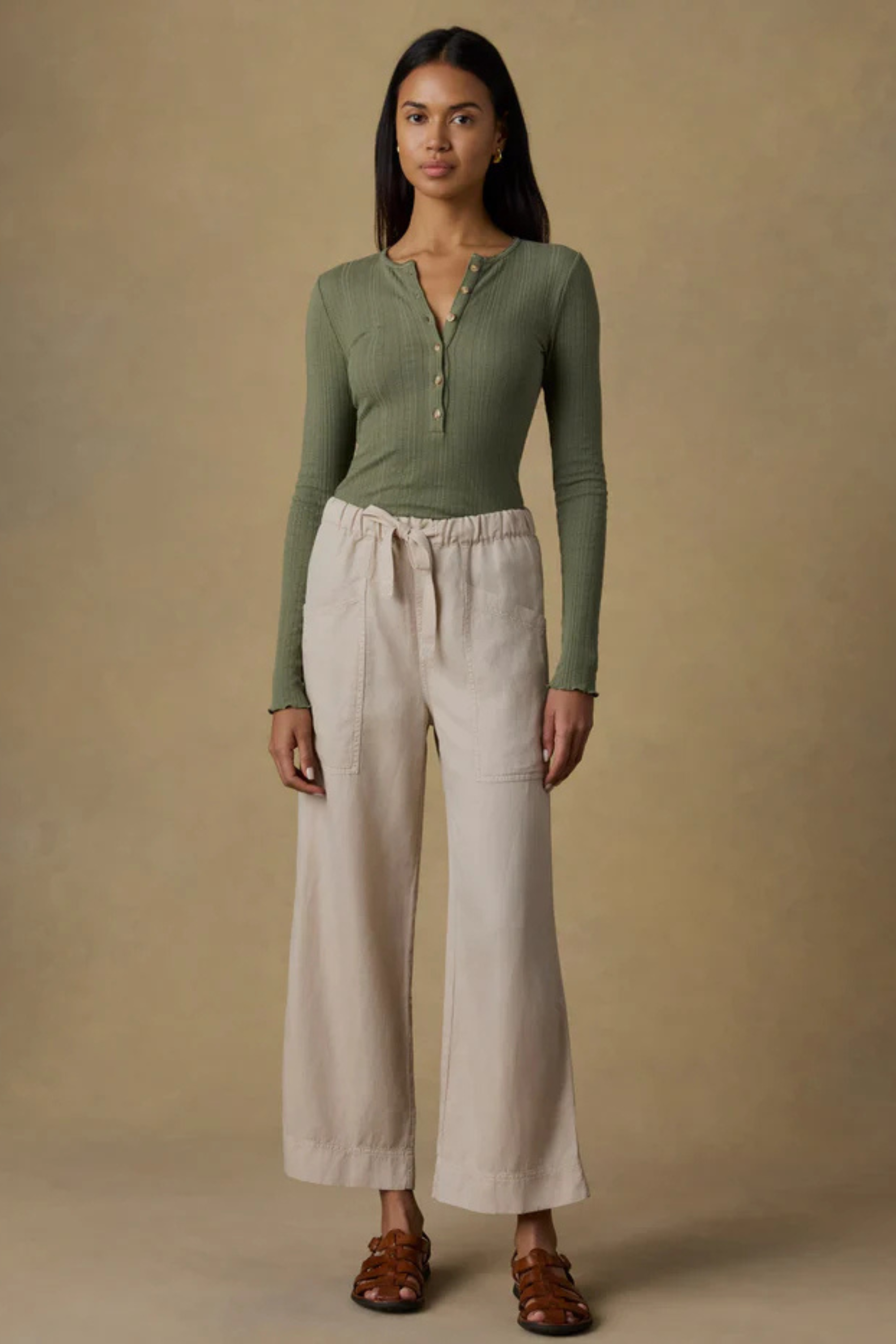 Faherty Topanga Drape Pant