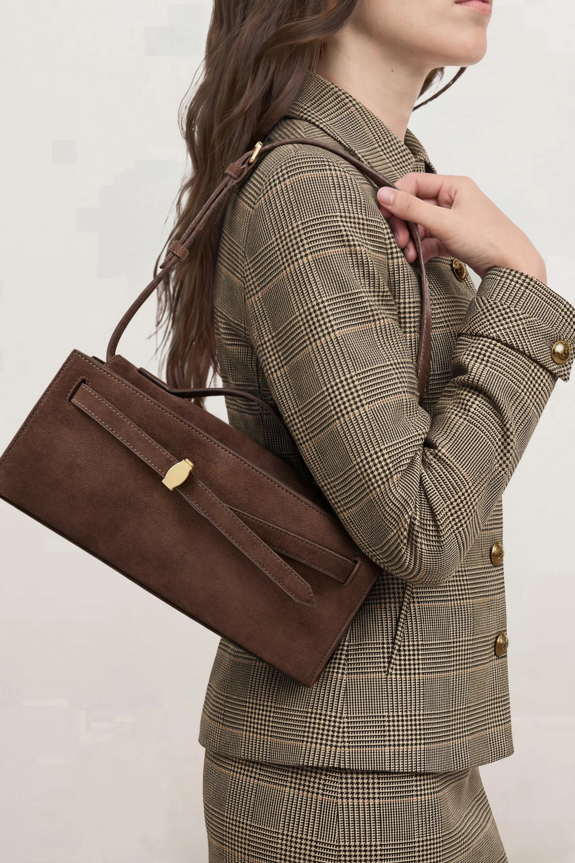 Veronica Beard Suede Dash Clutch