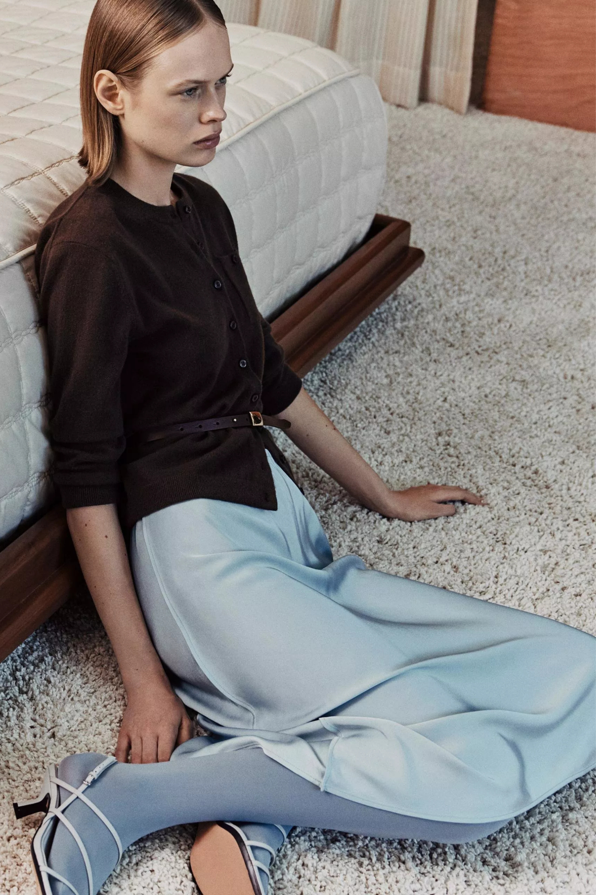 Vince Pull on Slip Skirt