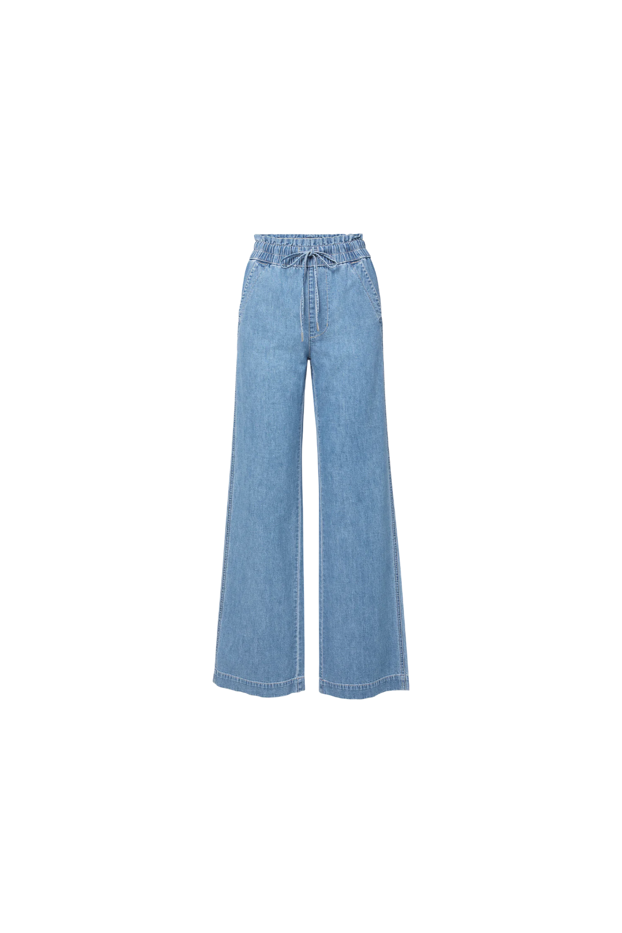 Veronica Beard Dunford Wide Leg w Drawcord