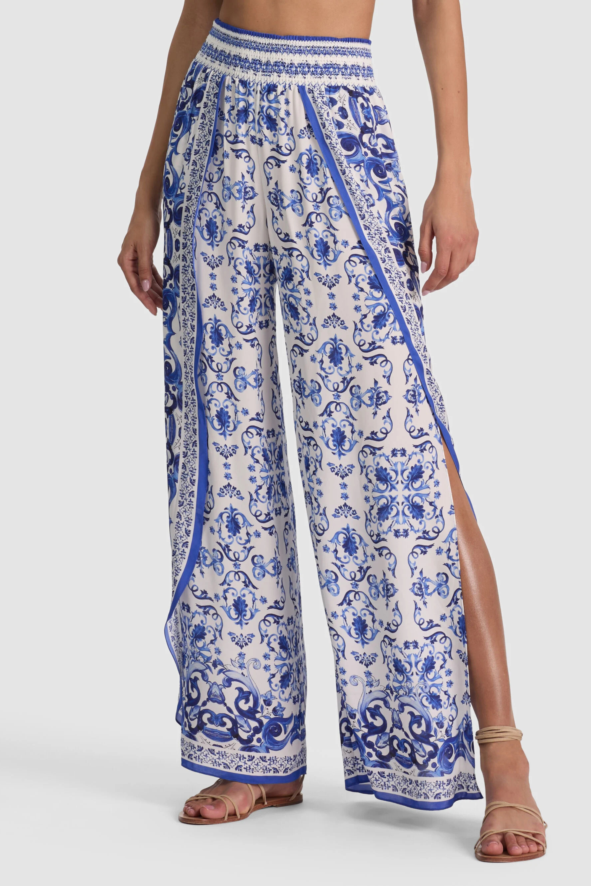 Alice + Olivia Larissa Open Pleat Pant