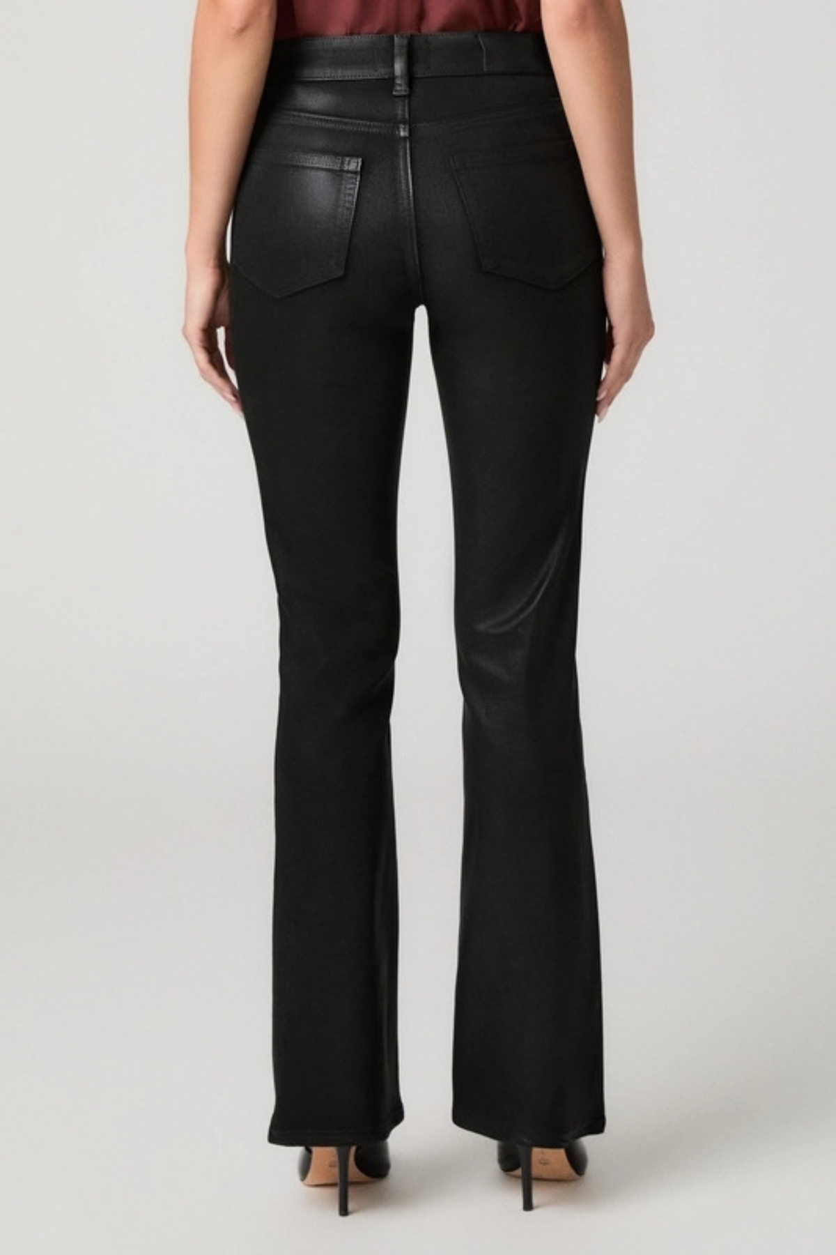 Paige High Rise Laurel Canyon 32" Black Coated