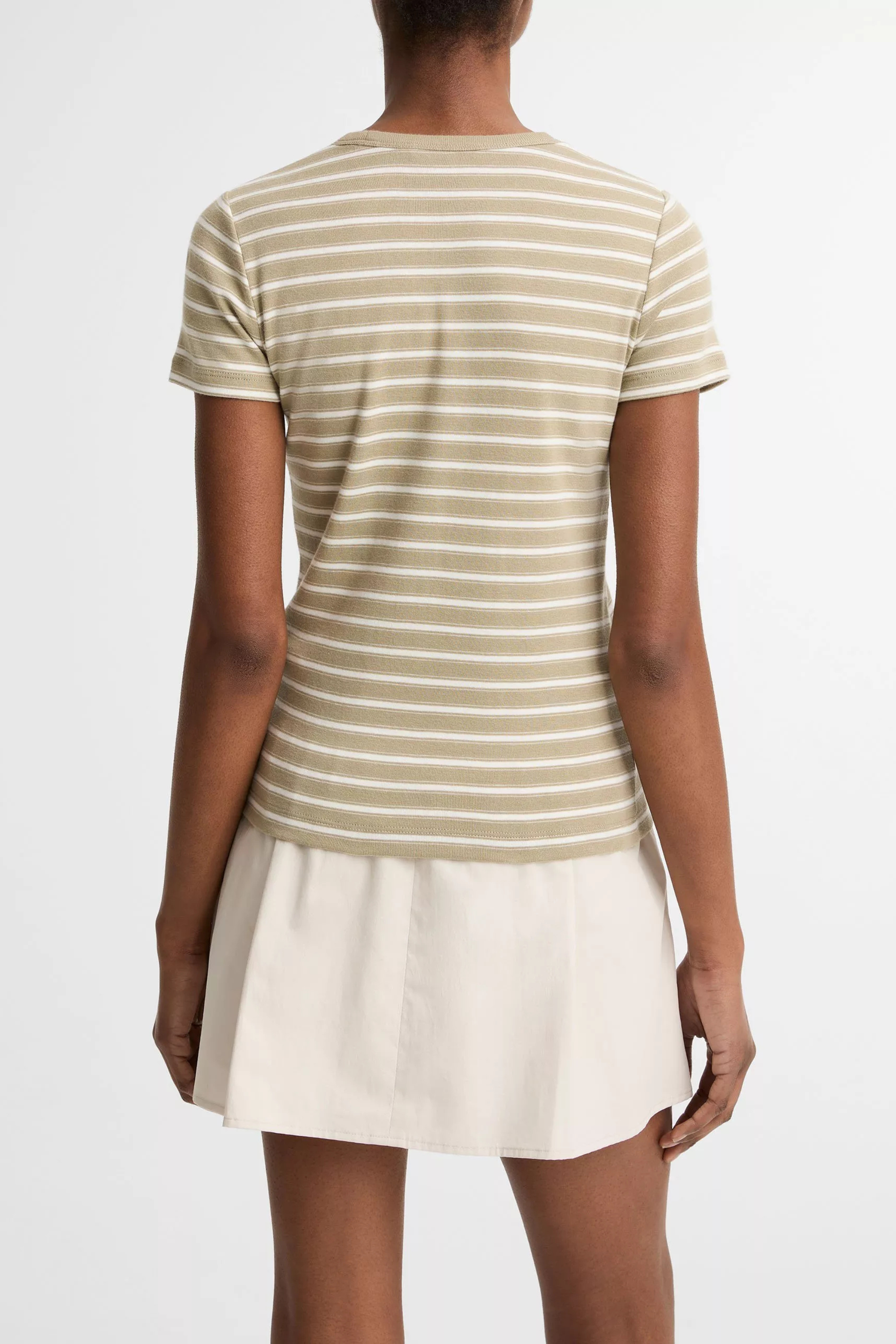 Vince Stripe Shrunken 90s Tee